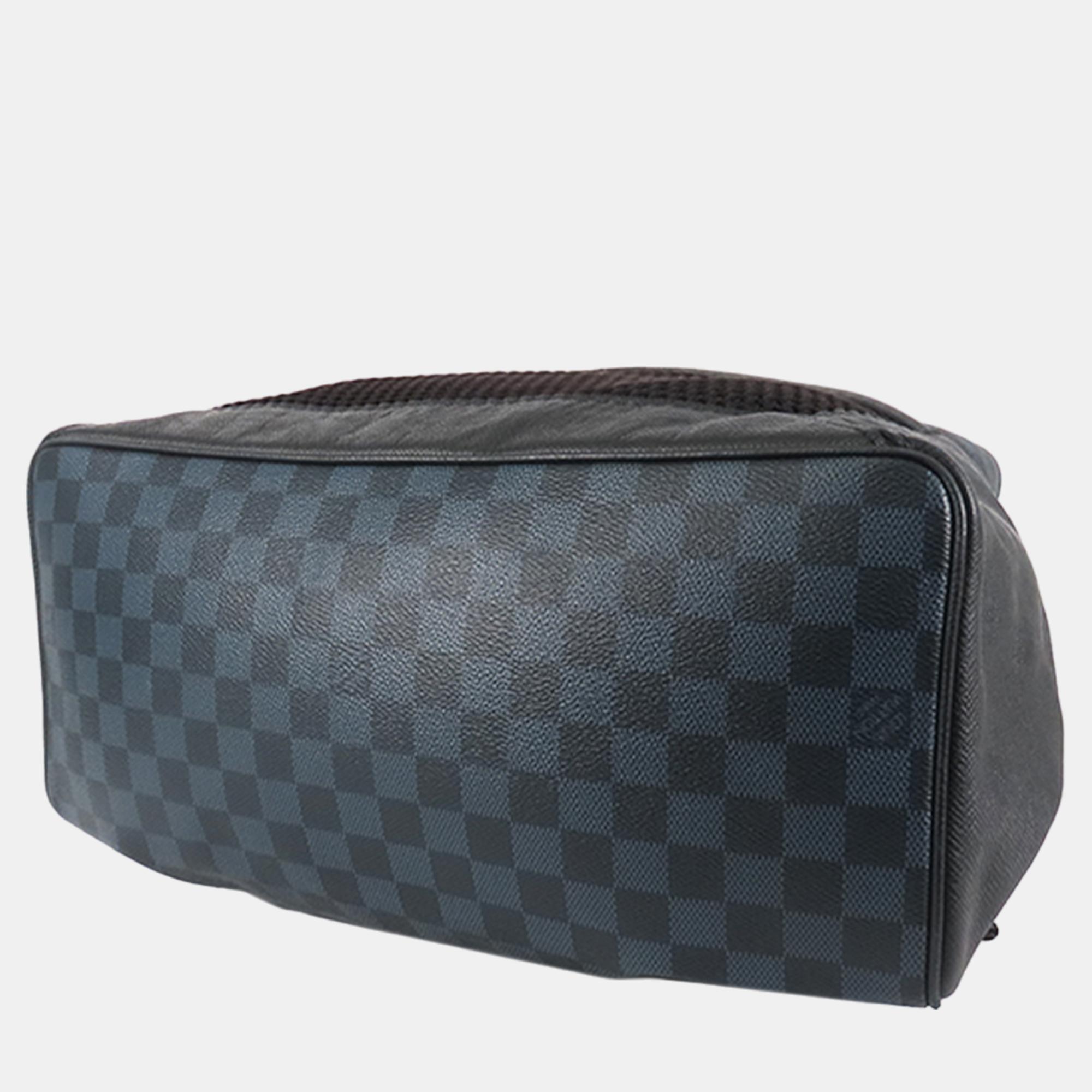 Louis Vuitton Black/Blue Damier Cobalt Matchpoint Hybrid Backpack