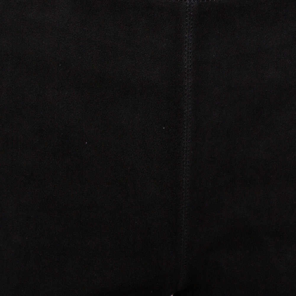 LPA Black Suede Side Lace Up Detail Pants M