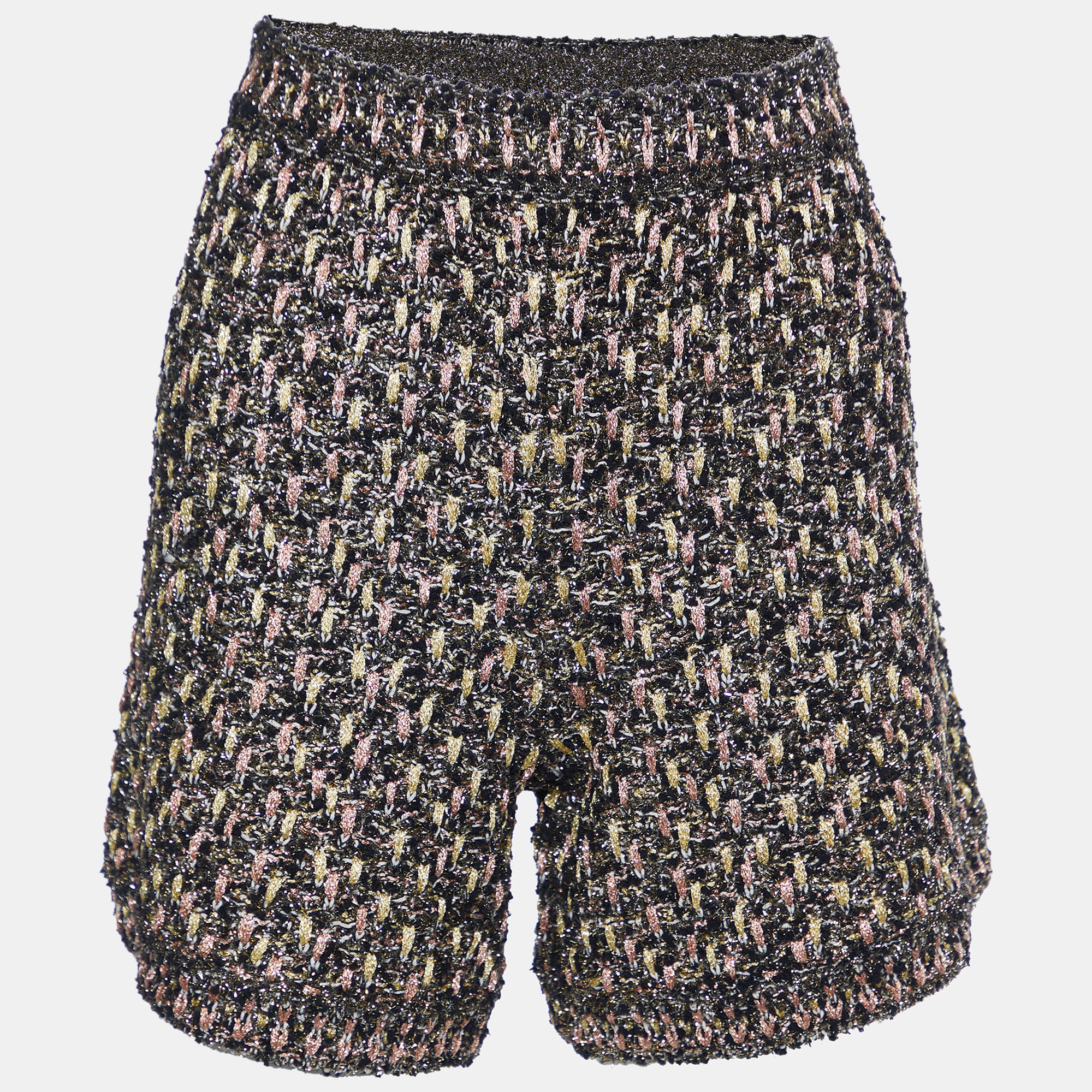 M Missoni Black Lurex Knit Shorts M