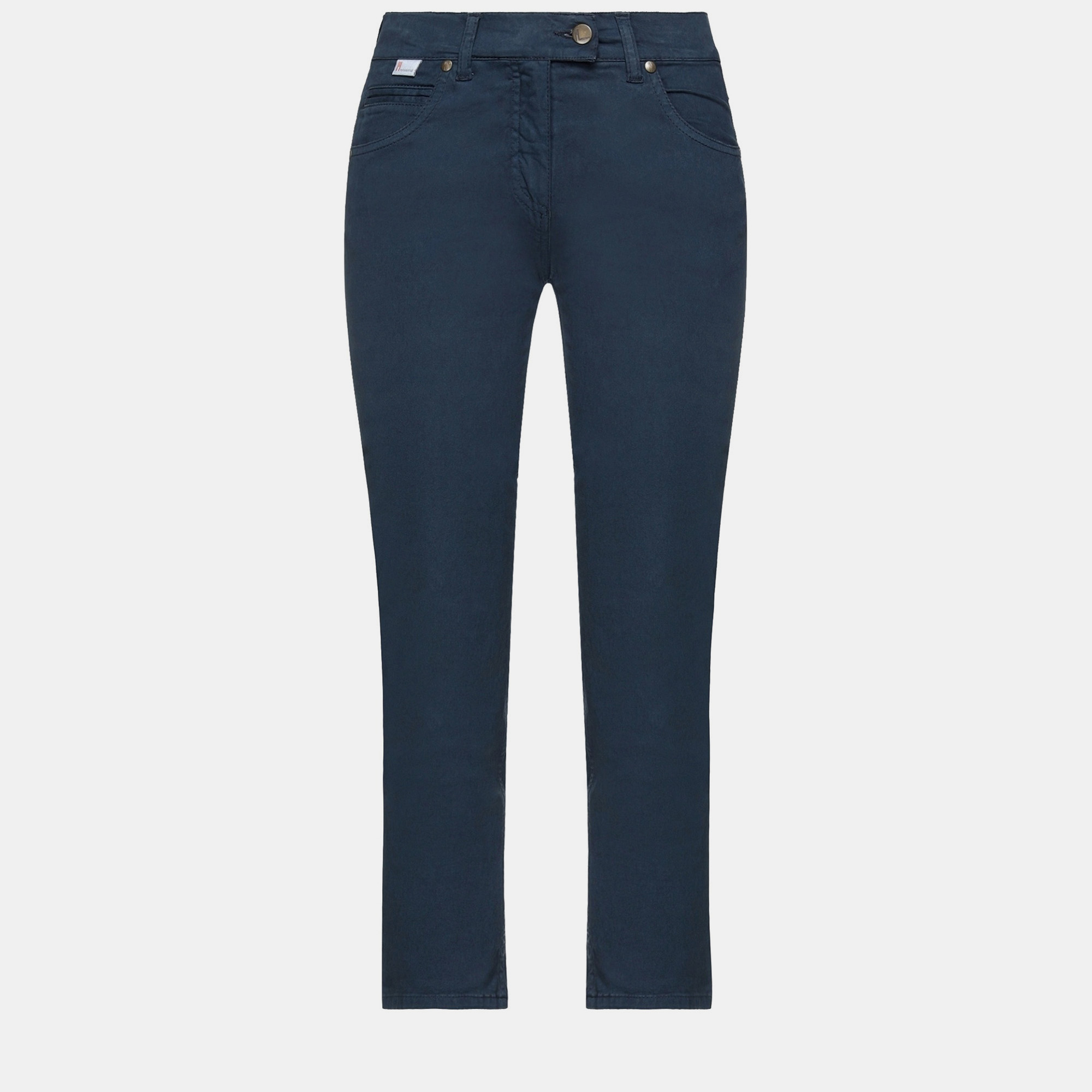 M missoni dark blue cotton tapered pants m (it 42)