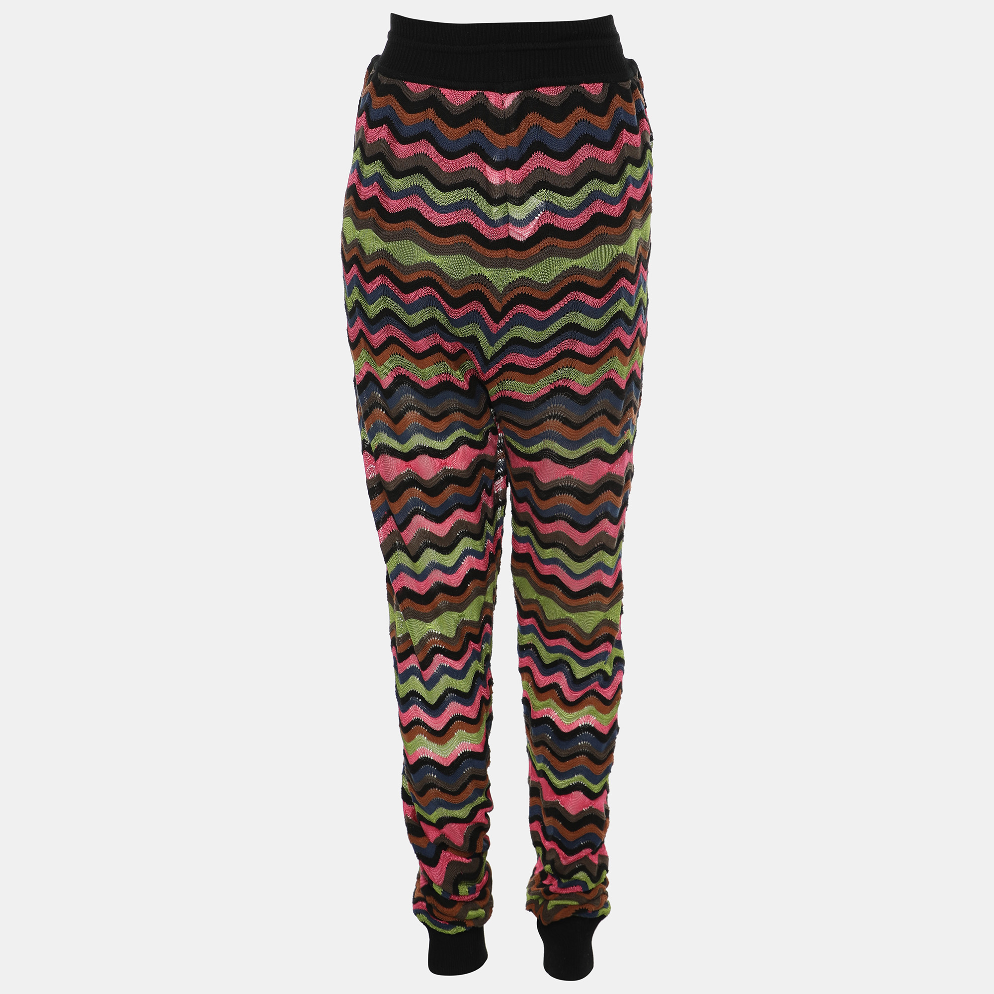 M Missoni Multicolor Knit Trouser L