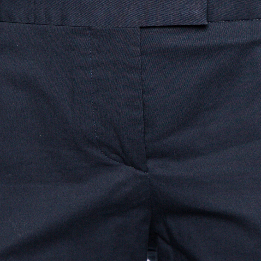 M Missoni Navy Blue Cotton Formal Trousers L