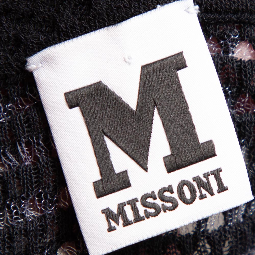M Missoni Monochrome Knit Sleeveless Top S