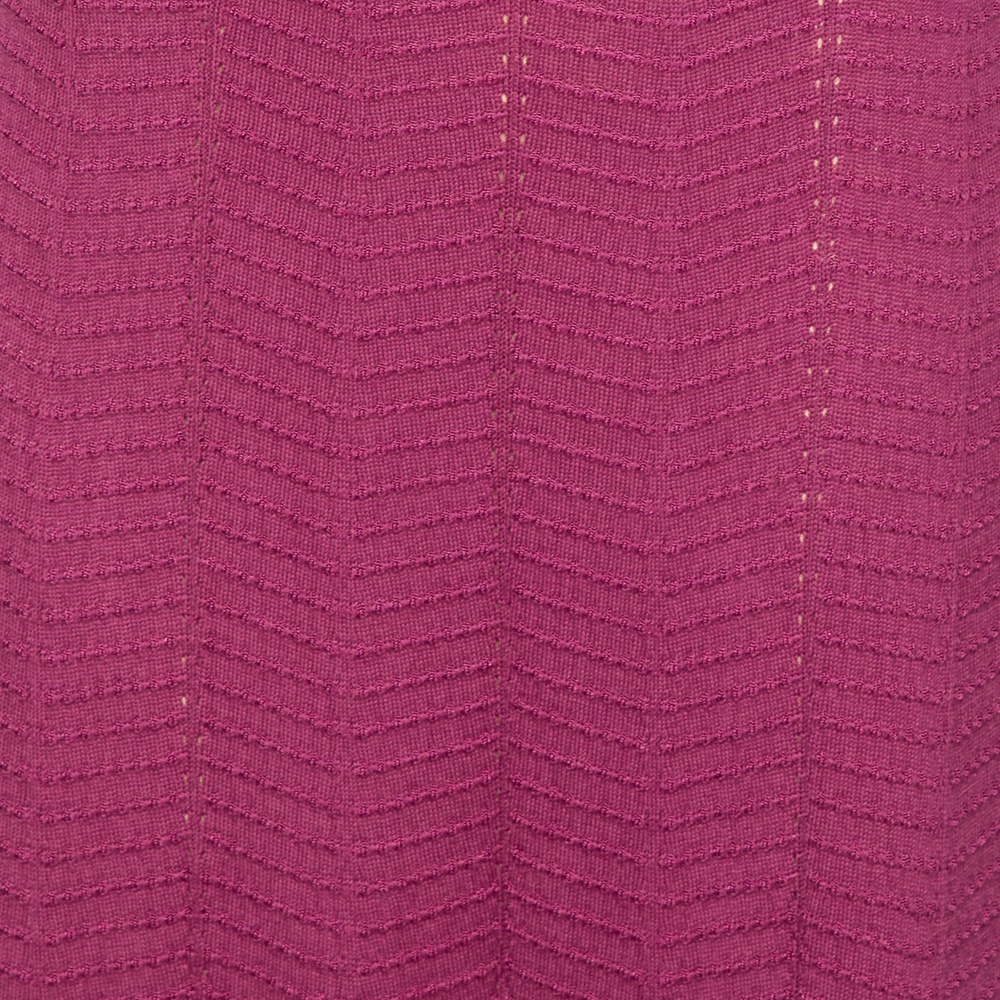 M Missoni Purple Knit Maxi Skirt M