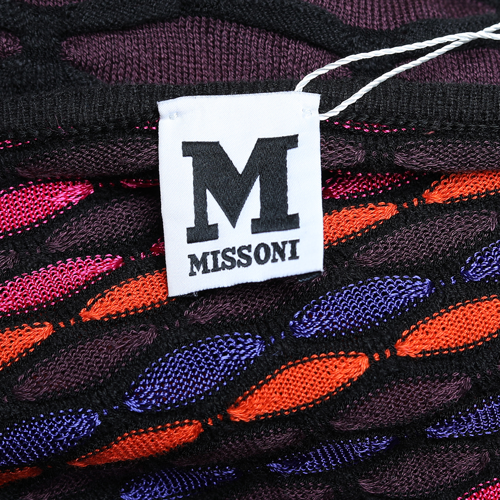 M Missoni Multicolor Patterned Knit Top M