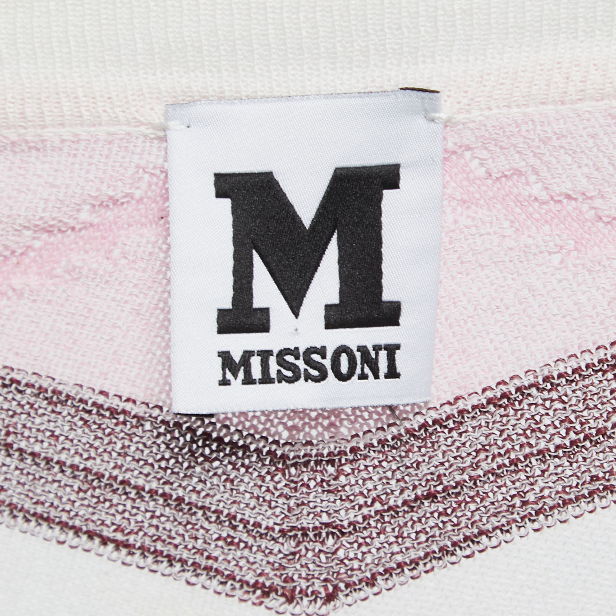 M Missoni Multicolor Patterned Knit Full Sleeve Shrug S