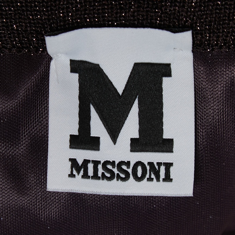 M Missoni Plum Purple Lurex Knit Maxi Skirt S