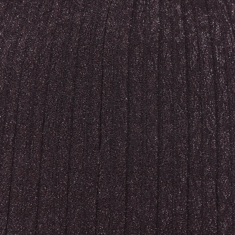 M Missoni Plum Purple Lurex Knit Maxi Skirt S