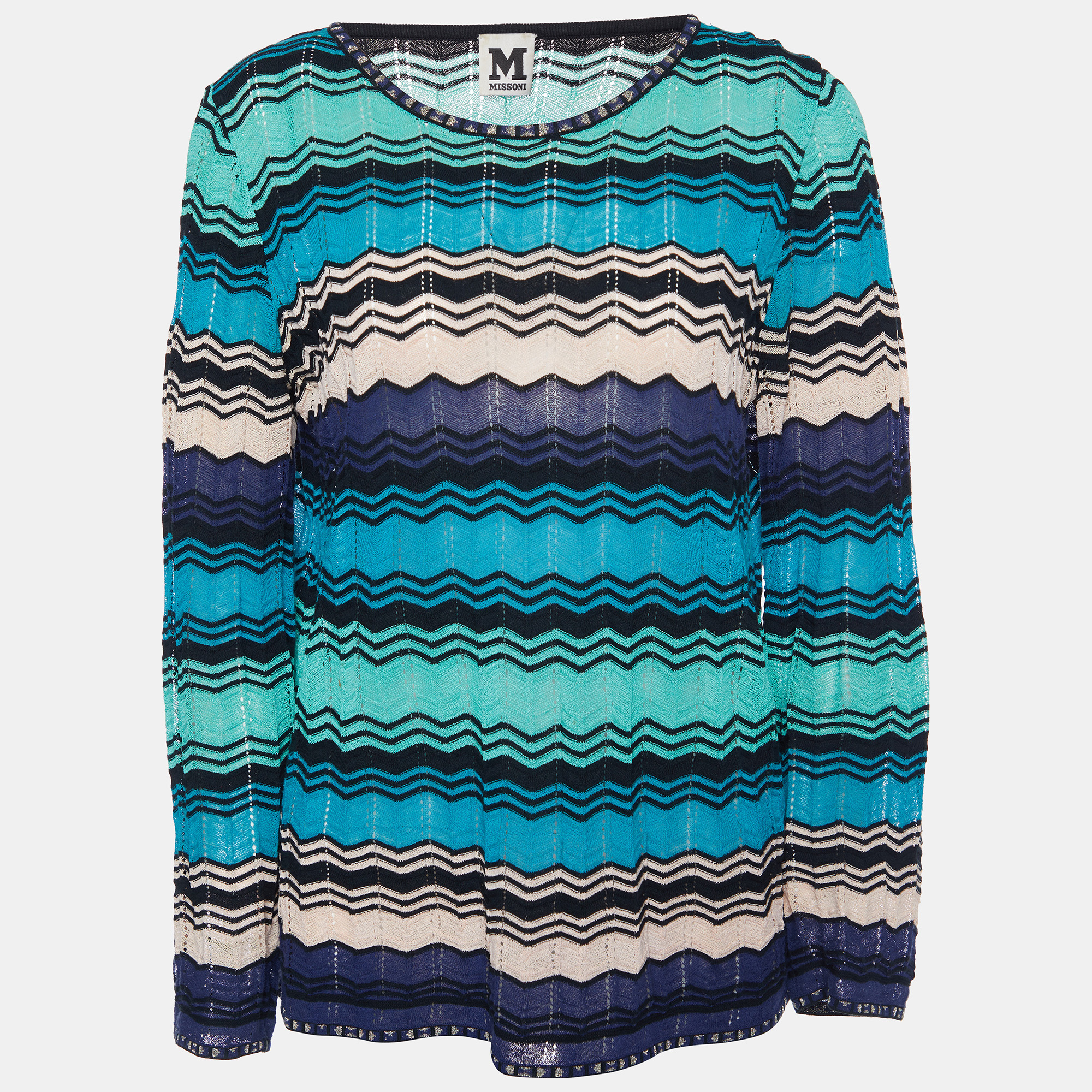 

Missoni Multicolor Patterned Knit Top