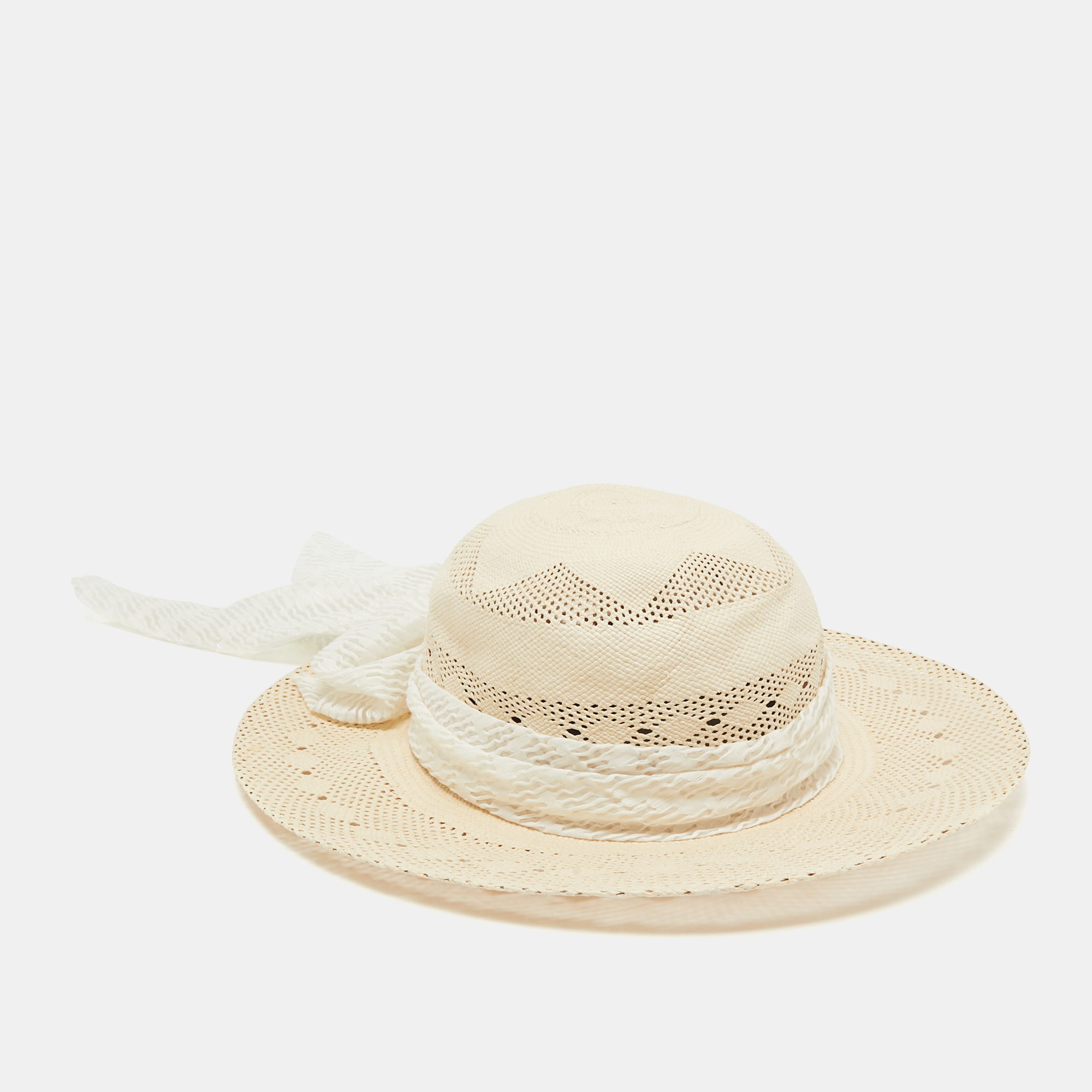 Maison Michel Paris Off White See Through Straw New Alice Hat M, Beige
Maison Michel Paris Off White See Through Straw New Alice Hat M, Beige