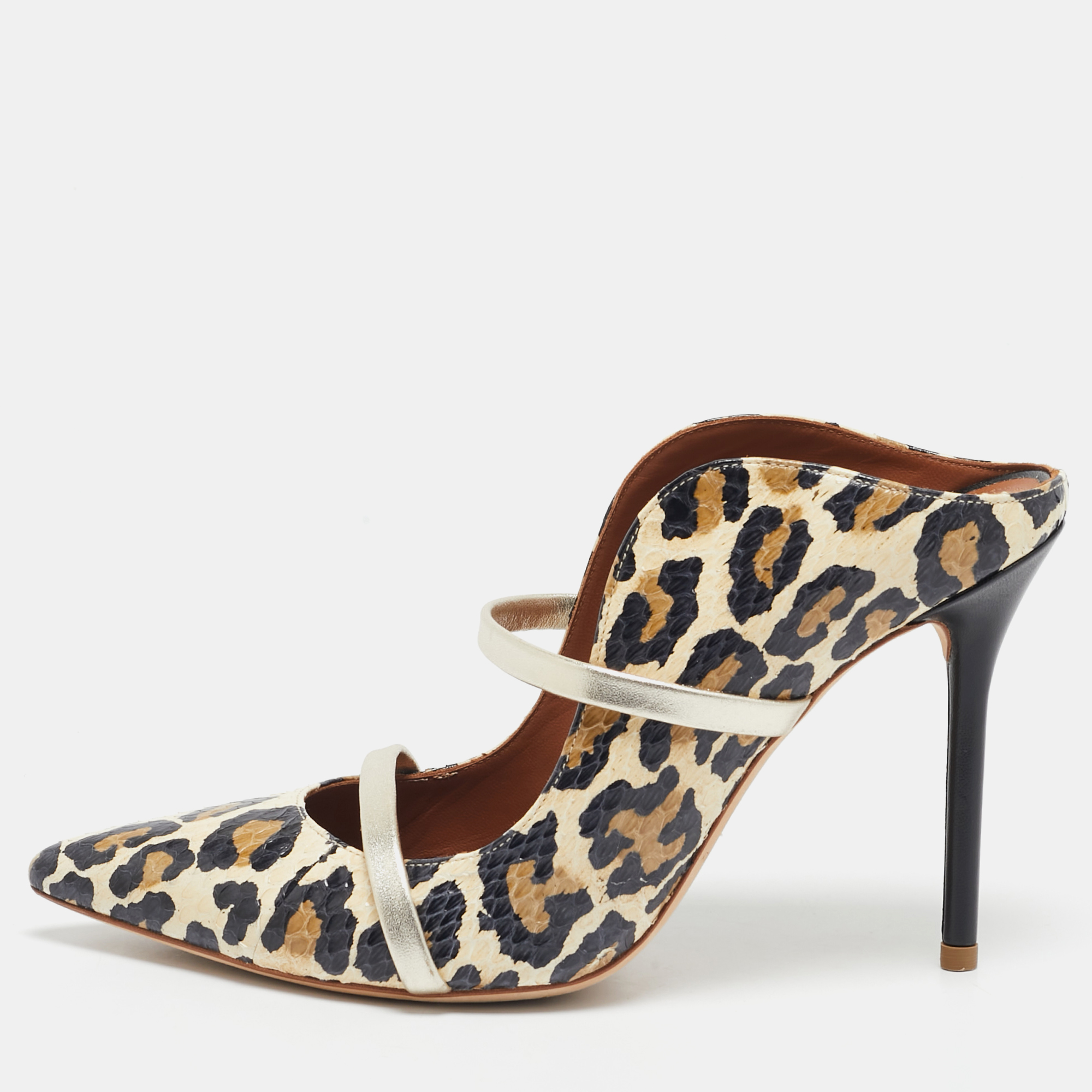Malone Souliers Multicolor Snakeskin and Leather Maureen Pointed Toe Mules Size
Malone Souliers Multicolor Snakeskin and Leather Maureen Pointed Toe Mules Size