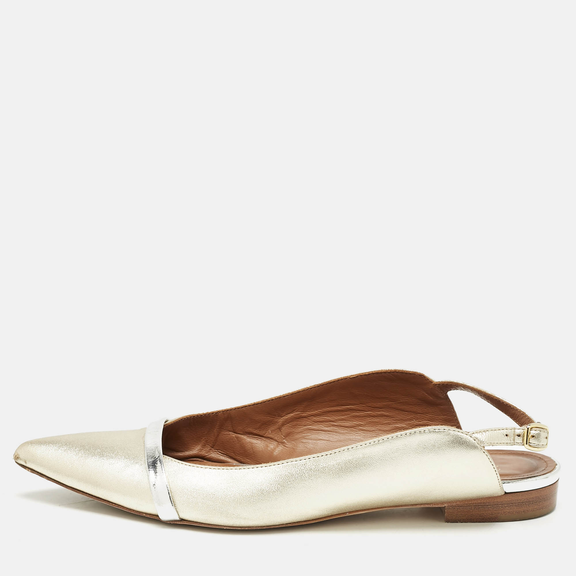 Malone Souliers x Roy Luwolt Metallic Gold Leather Marion Luwolt Slingback Flats Size
Malone Souliers x Roy Luwolt Metallic Gold Leather Marion Luwolt Slingback Flats Size