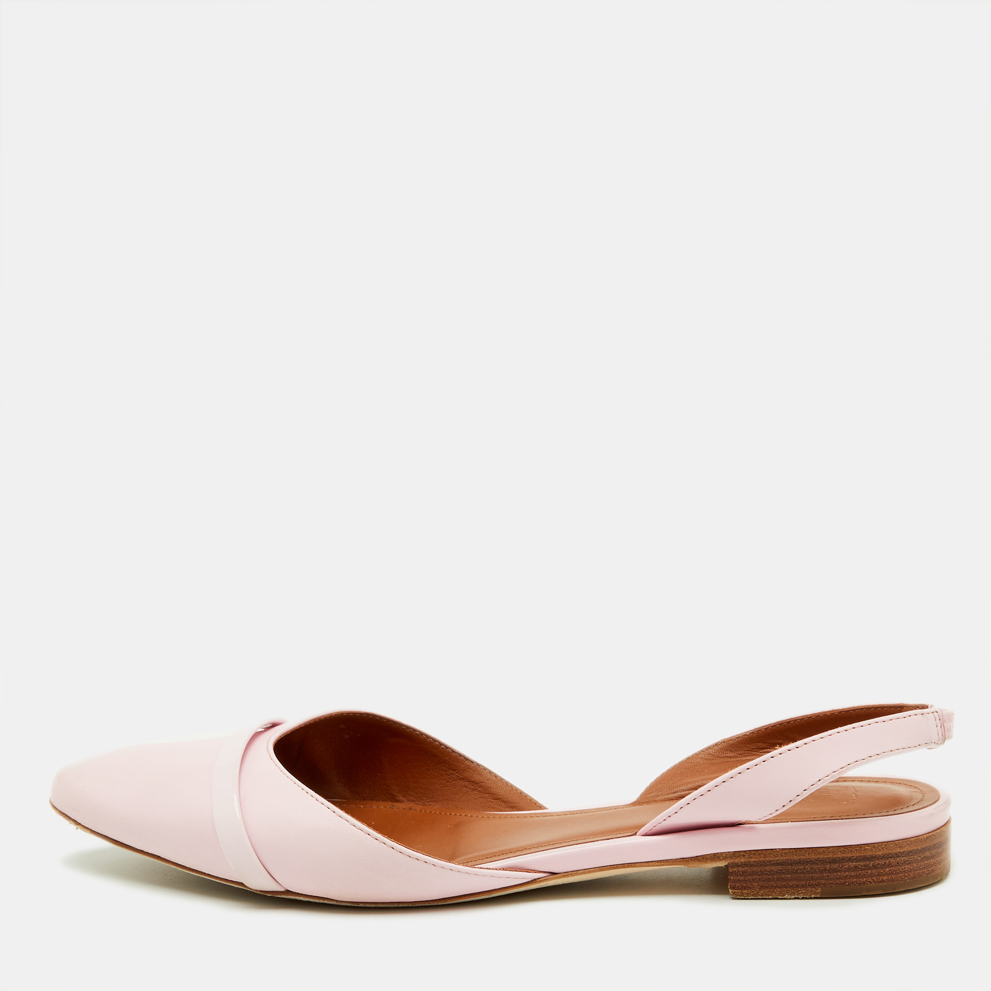 Leather Elsie Slingback Flat Size 39.5 - Malone Souliers - Modalova