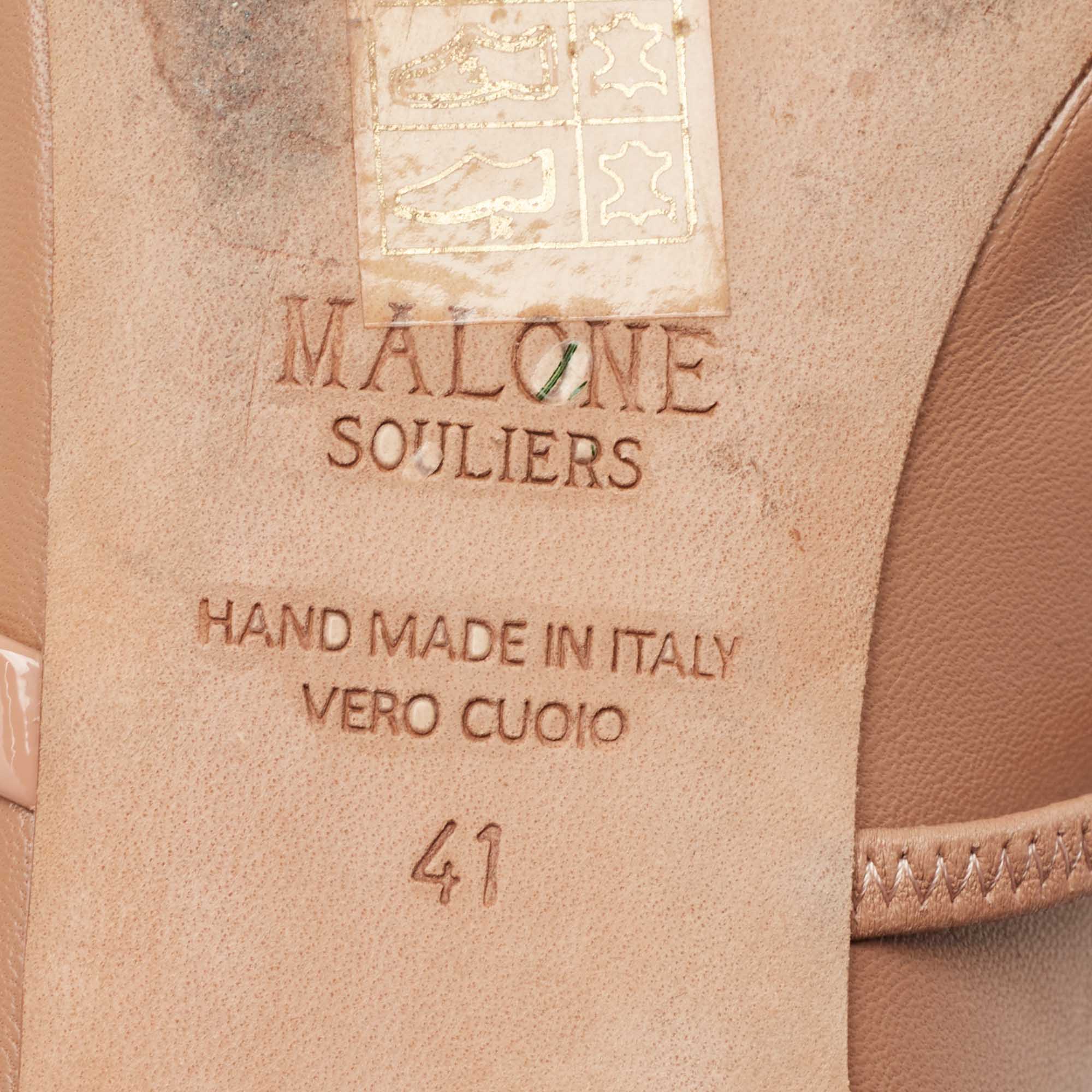 Malone Souliers Beige Leather Maureen  Flats Size 41