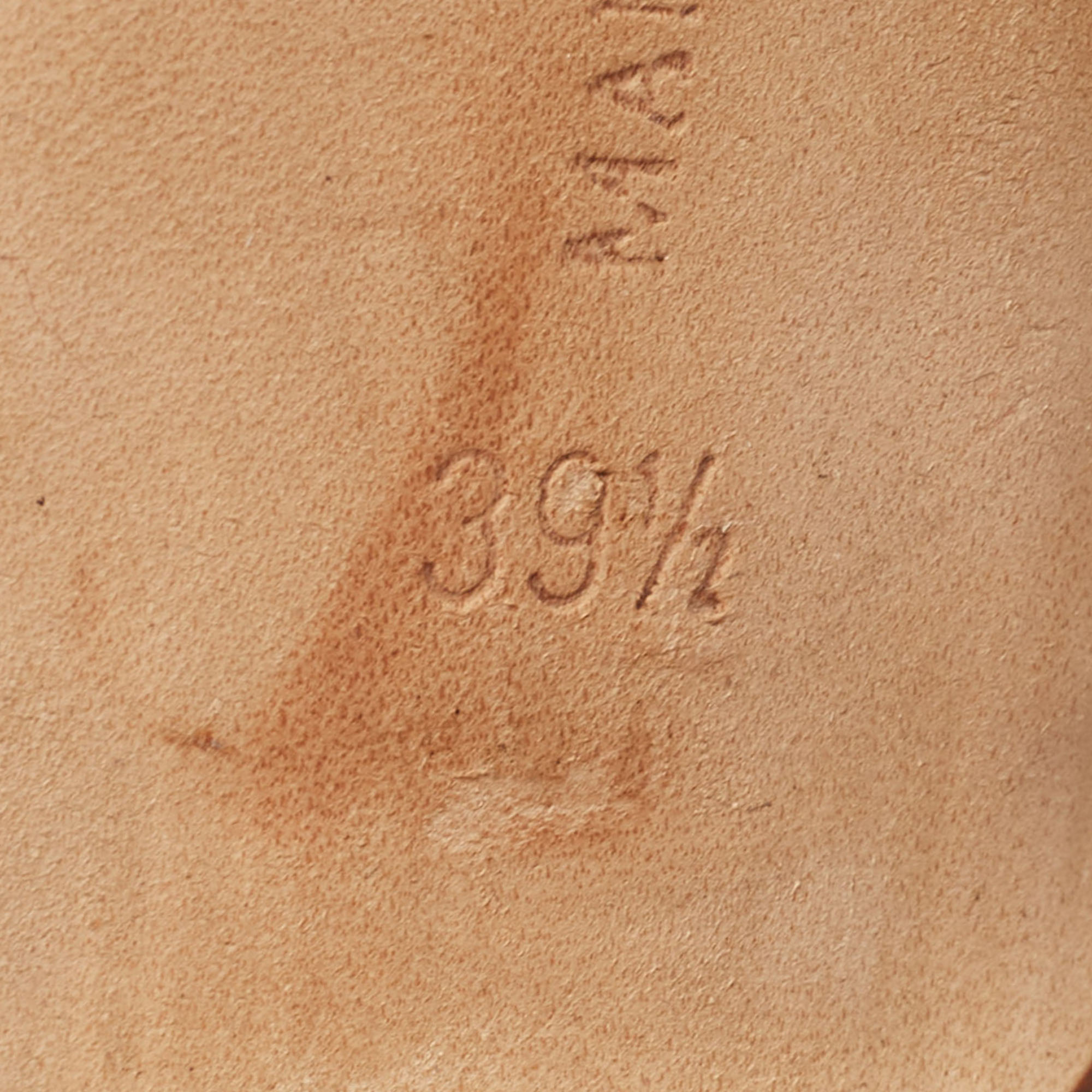 Manolo Blahnik Tan Leather Open Toe Ankle Strap Sandals Size 39.5