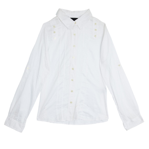Image of Marc by Marc Jacobs White Button Up Blouse M