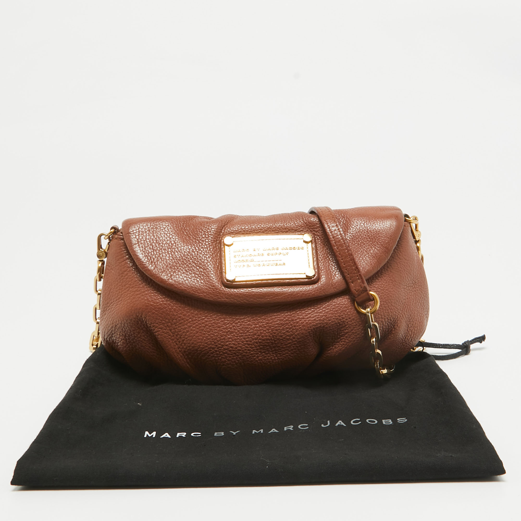 Marc By Marc Jacobs Brown Leather Classic Q Karlie Crossbody Bag