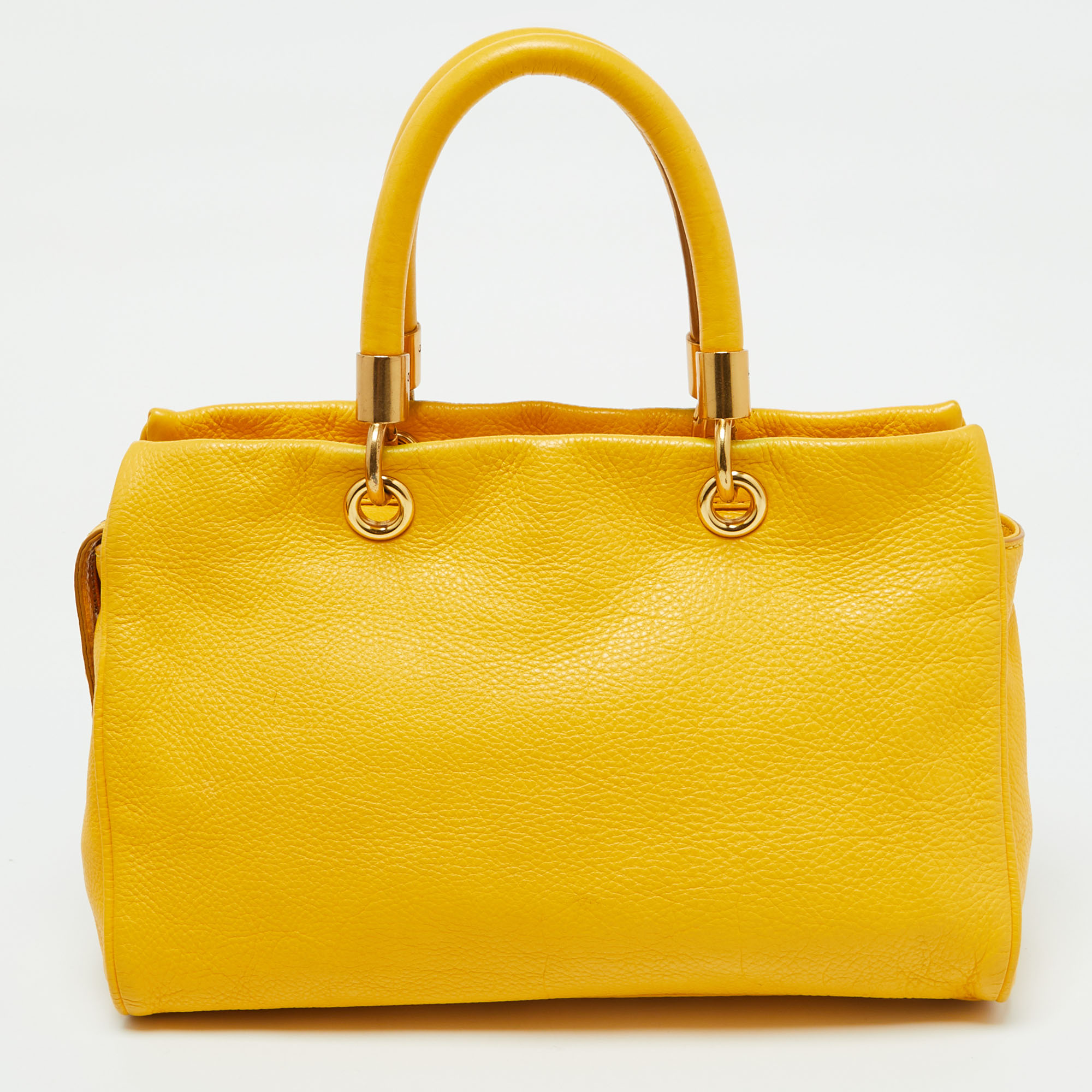 Marc By Marc Jacobs Yellow Leather Too Hot To Handle Tote