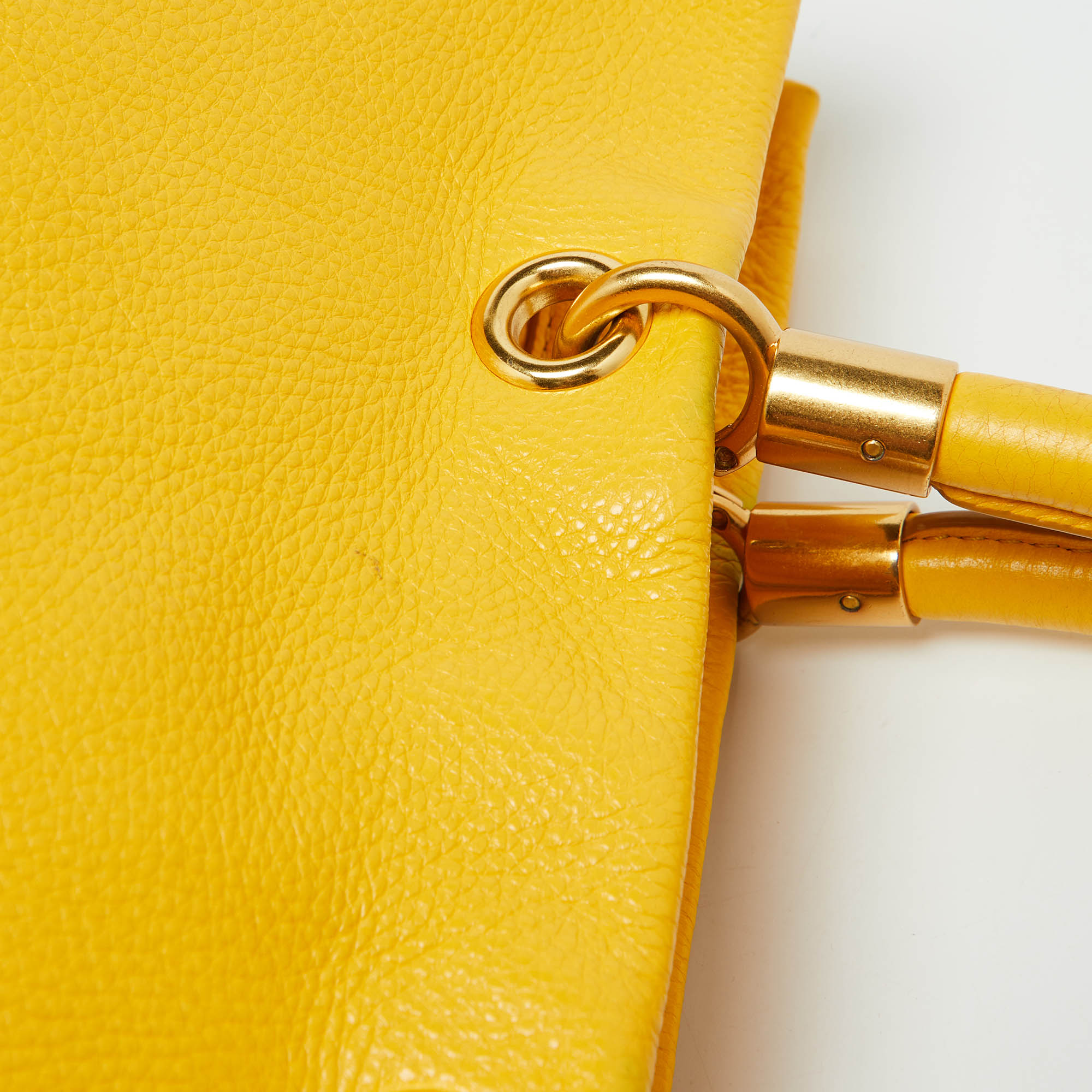 Marc By Marc Jacobs Yellow Leather Too Hot To Handle Tote