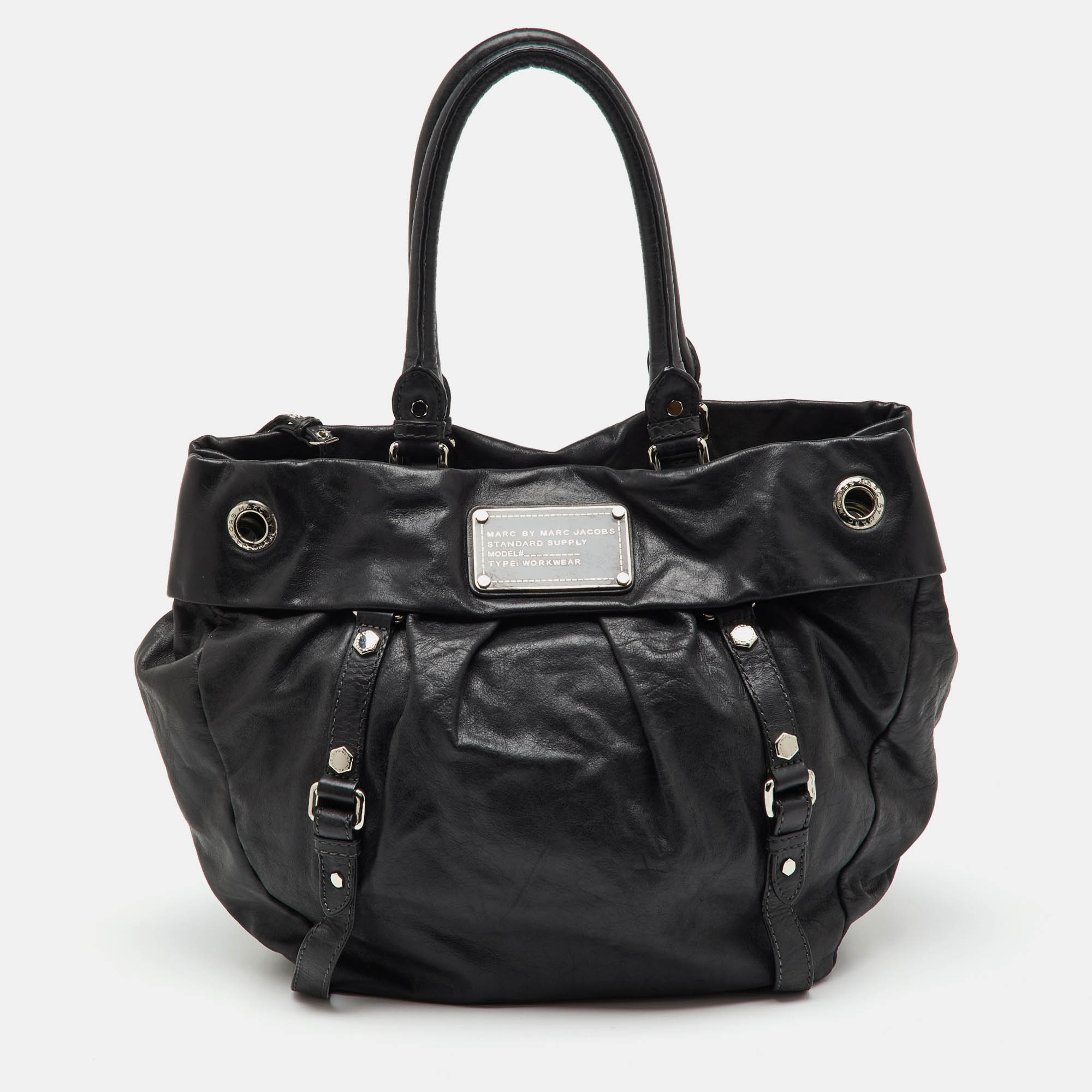 Marc by Marc Jacobs Black Leather Classic Shopper Tote - Marc by Marc Jacobs - Modalova