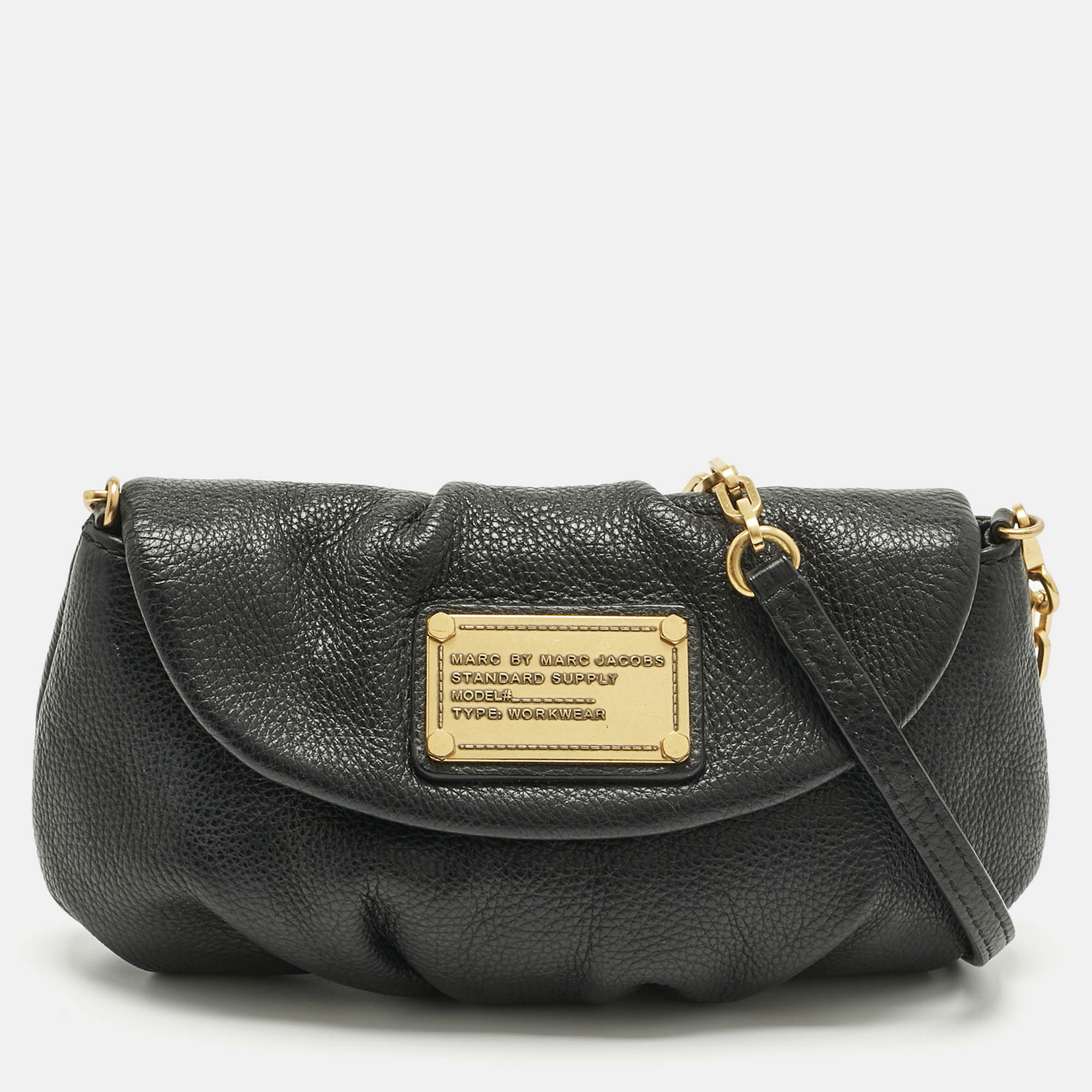 Marc by Marc Jacobs Black Leather Classic Q Karlie Crossbody Bag - Marc by Marc Jacobs - Modalova