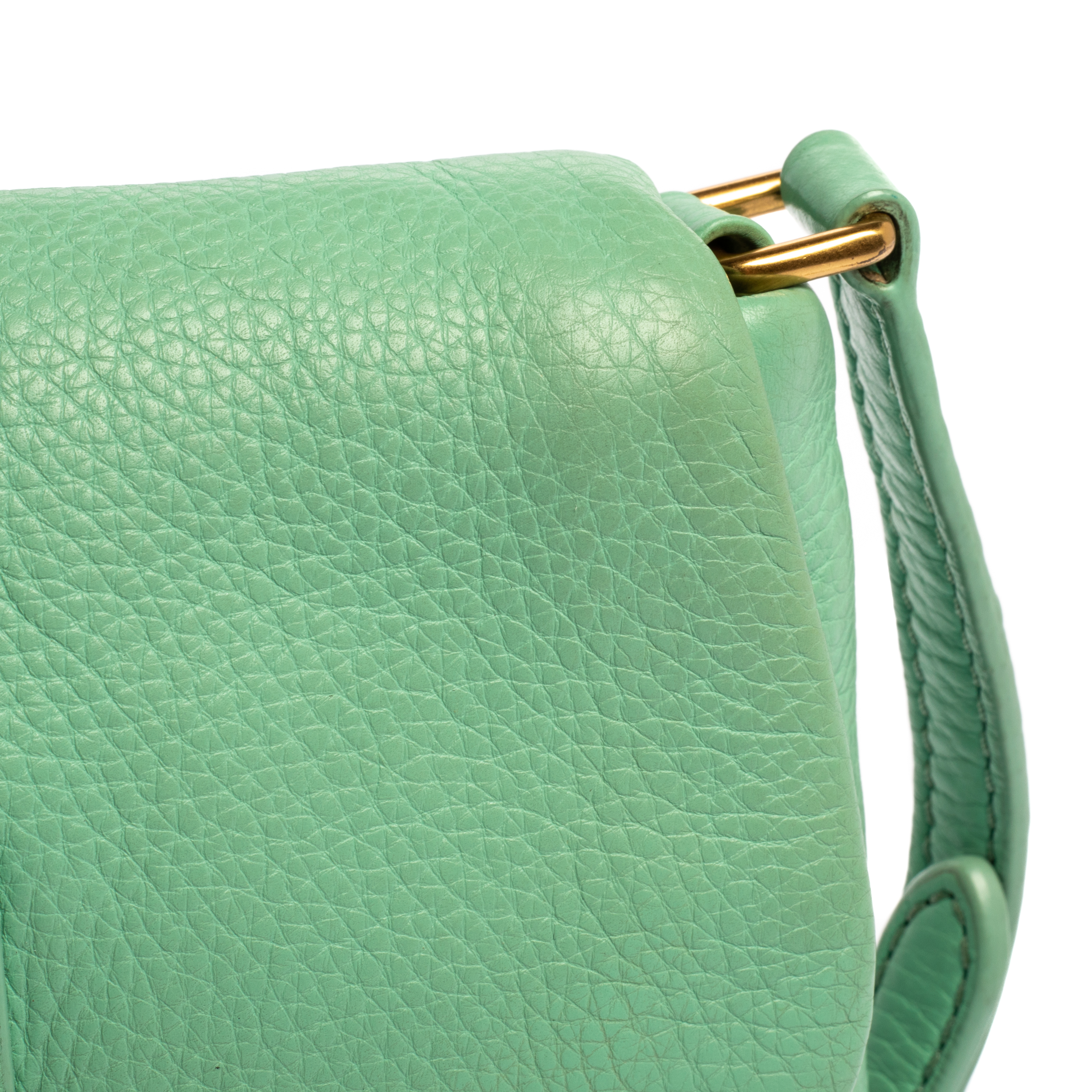 Marc By Marc Jacobs Mint Green Leather Classic Q Karlie Shoulder Bag