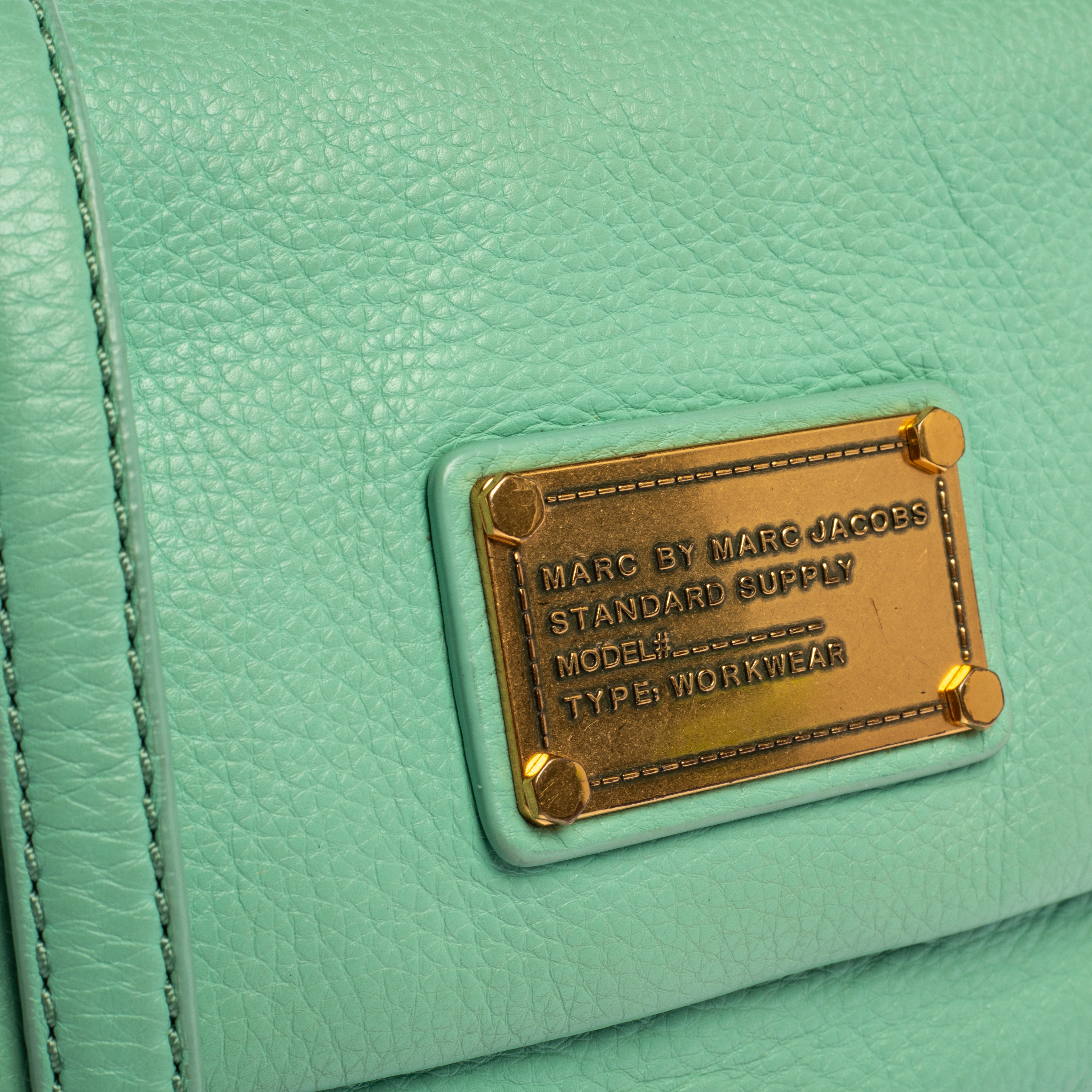 Marc By Marc Jacobs Mint Green Leather Classic Q Karlie Shoulder Bag