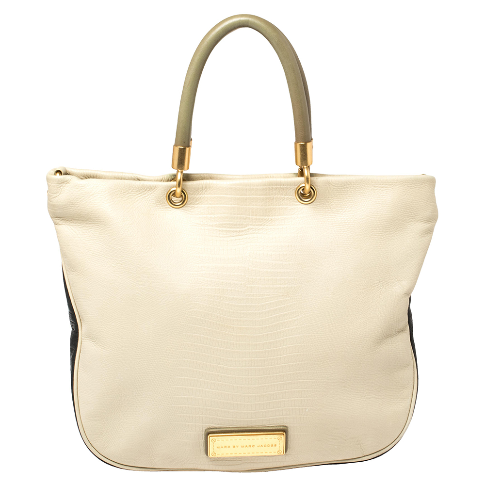 Marc by marc jacobs tricolor lizard embossed leather too hot to handle tote