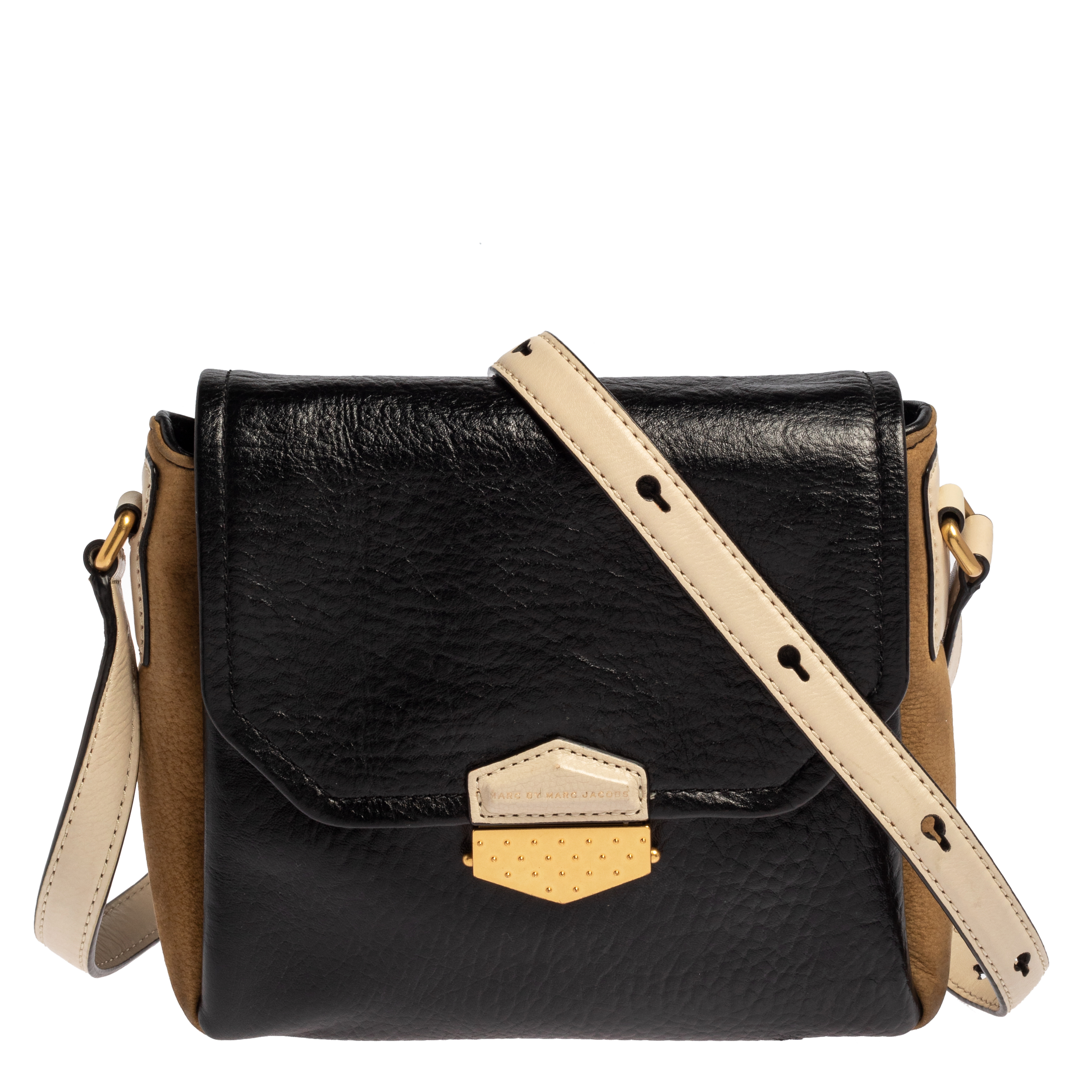 Marc By Marc Jacobs Multicolor Leather And Nubuck Crossbody Bag