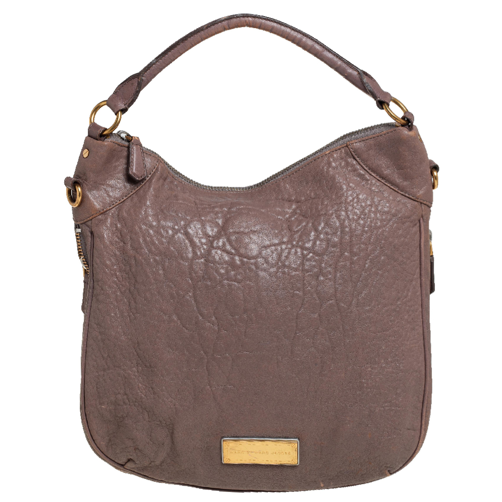 Marc By Marc Jacobs Taupe Leather Classic Q Hillier Hobo