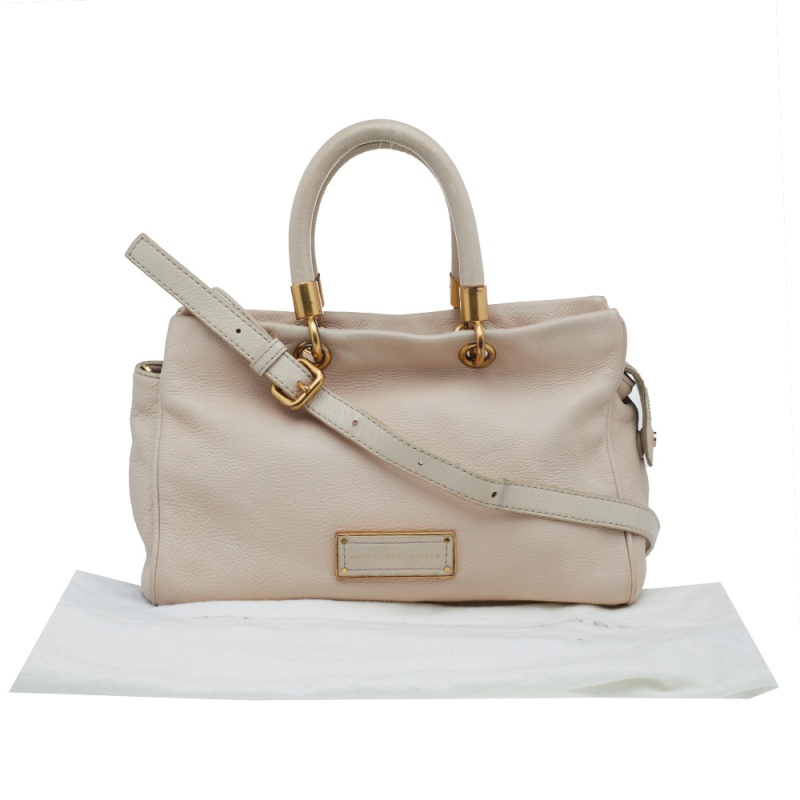 Marc By Marc Jacobs Cream Leather Small Too Hot To Handle Tote