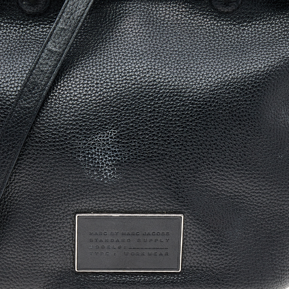 Marc By Marc Jacobs Black Leather Workwear Tote