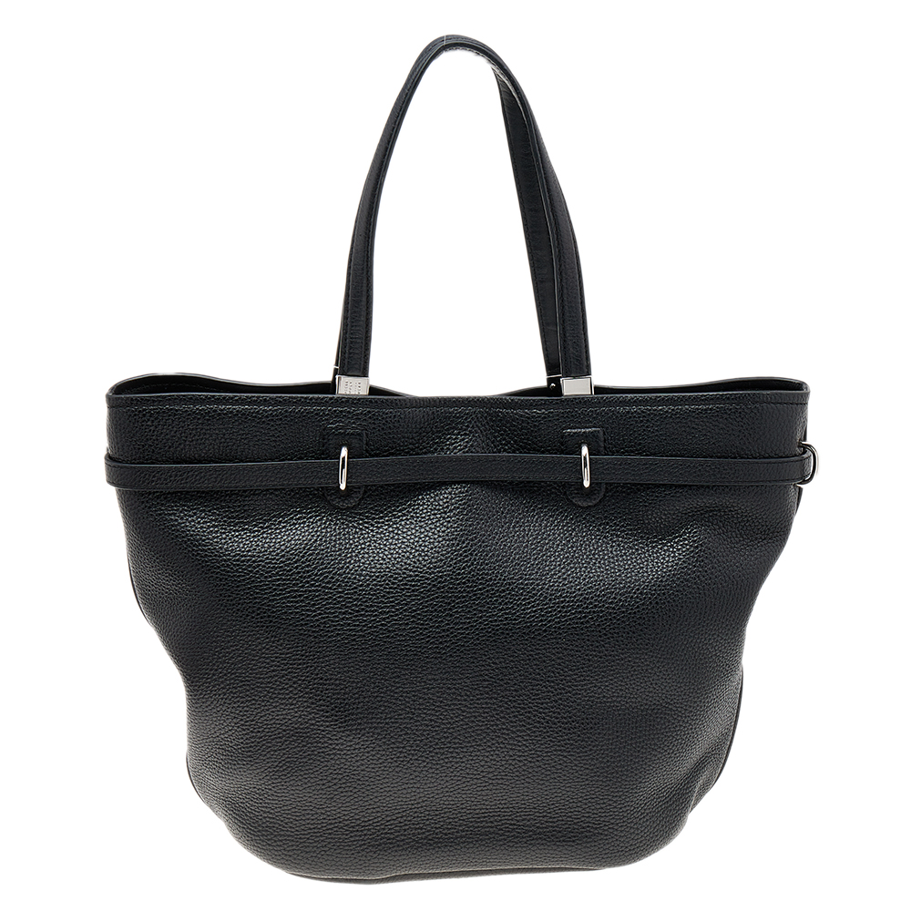Marc By Marc Jacobs Black Leather Workwear Tote