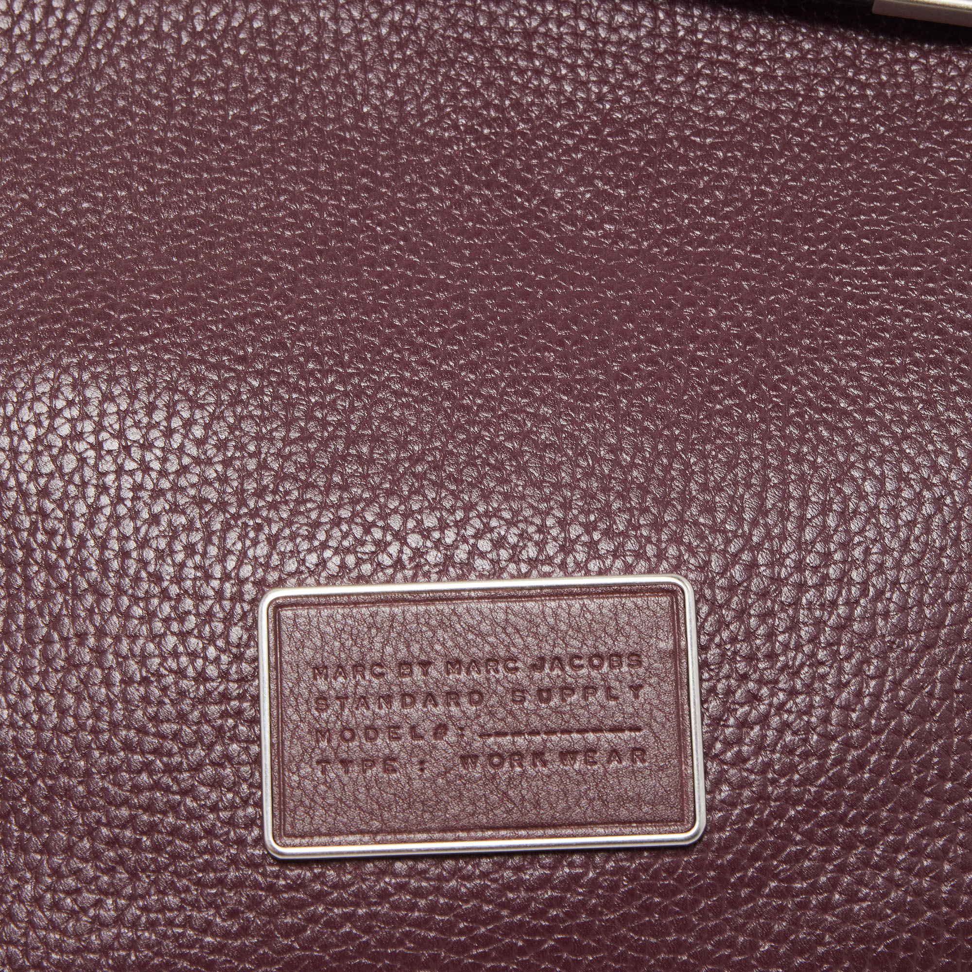 Marc By Marc Jacobs Plum Leather Ligero Double Percy Crossbody Bag