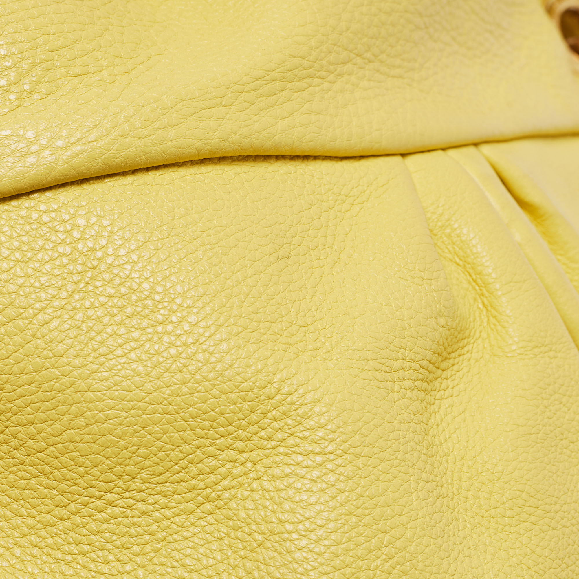 Marc By Marc Jacobs Yellow Leather Classic Q Hillier Hobo