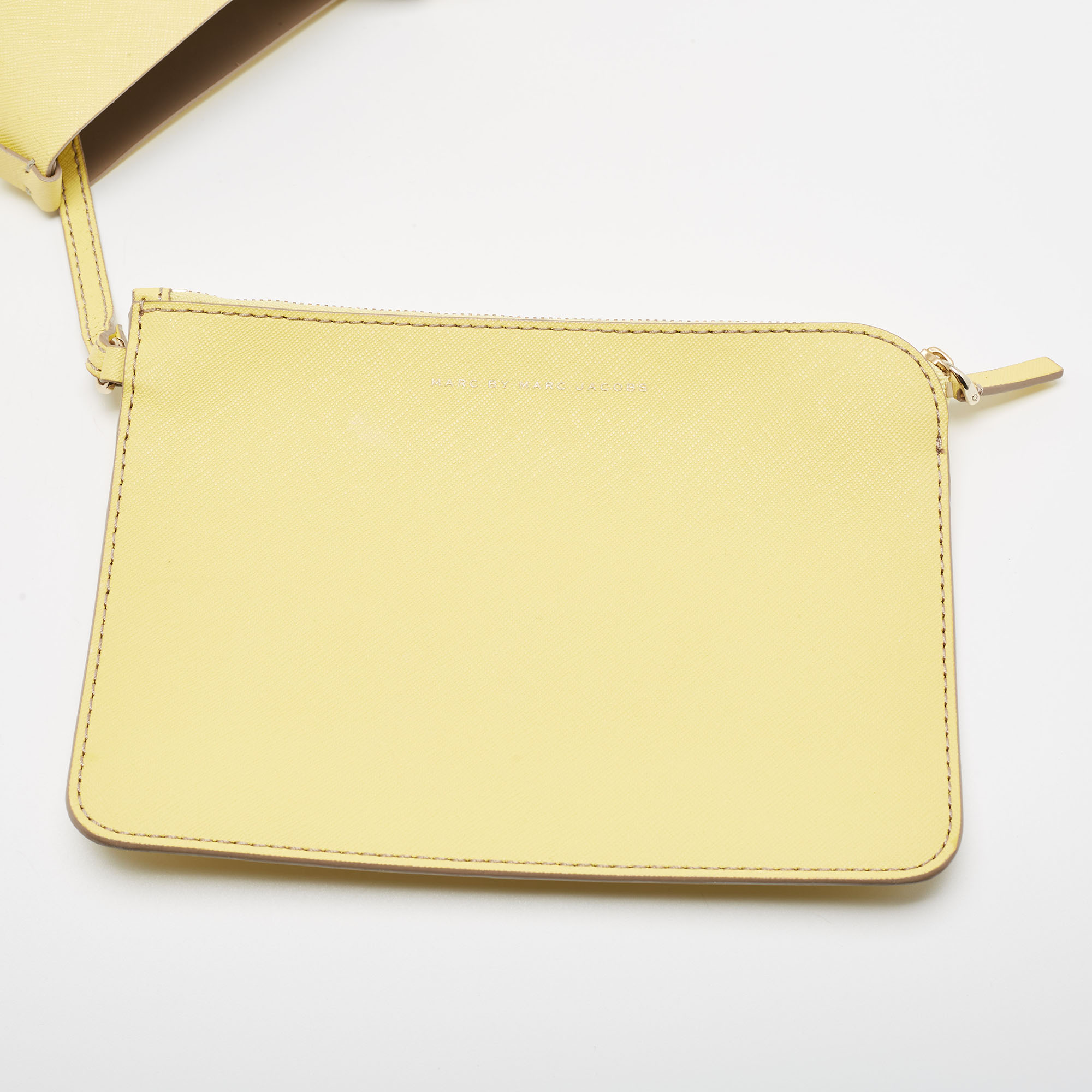 Marc By Marc Jacobs Yellow Leather Shopper Tote
