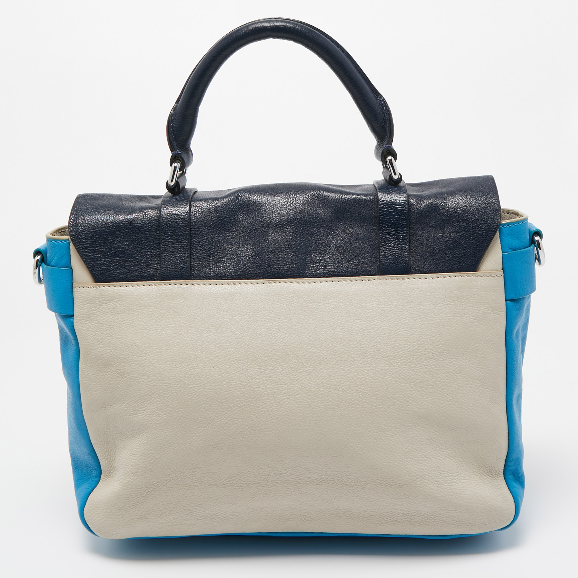 Marc By Marc Jacobs Tri Color Leather Werdie Top Handle Bag