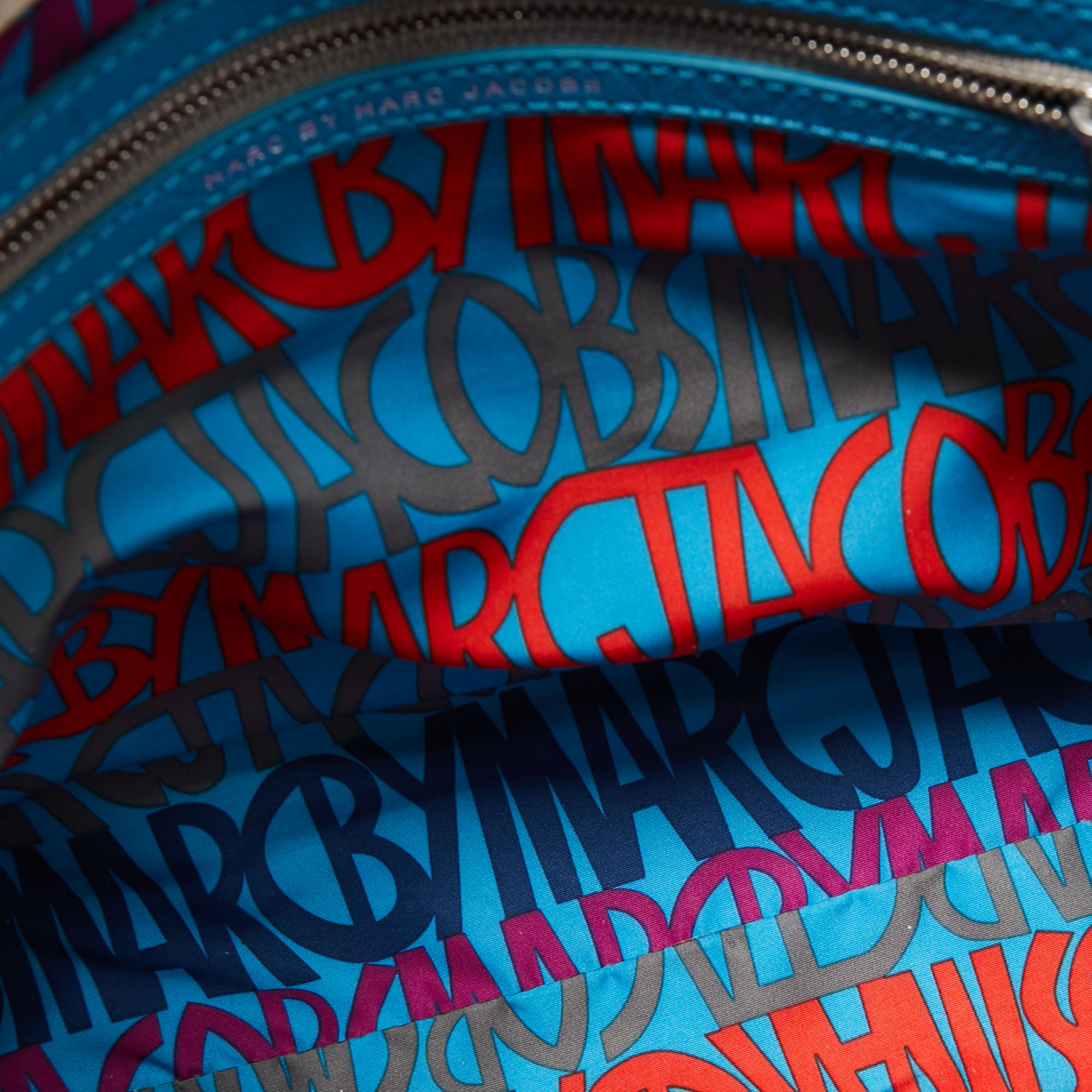 Marc By Marc Jacobs Tri Color Leather Werdie Top Handle Bag