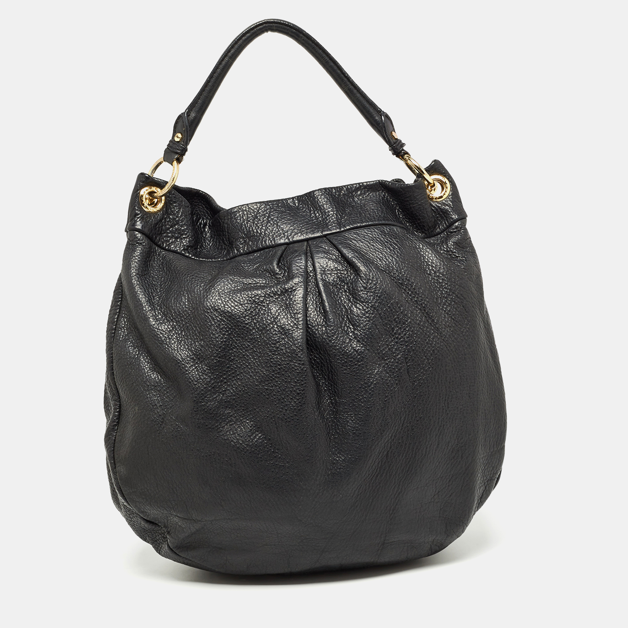 Marc By Marc Jacobs Black Leather Classic Q Hillier Hobo