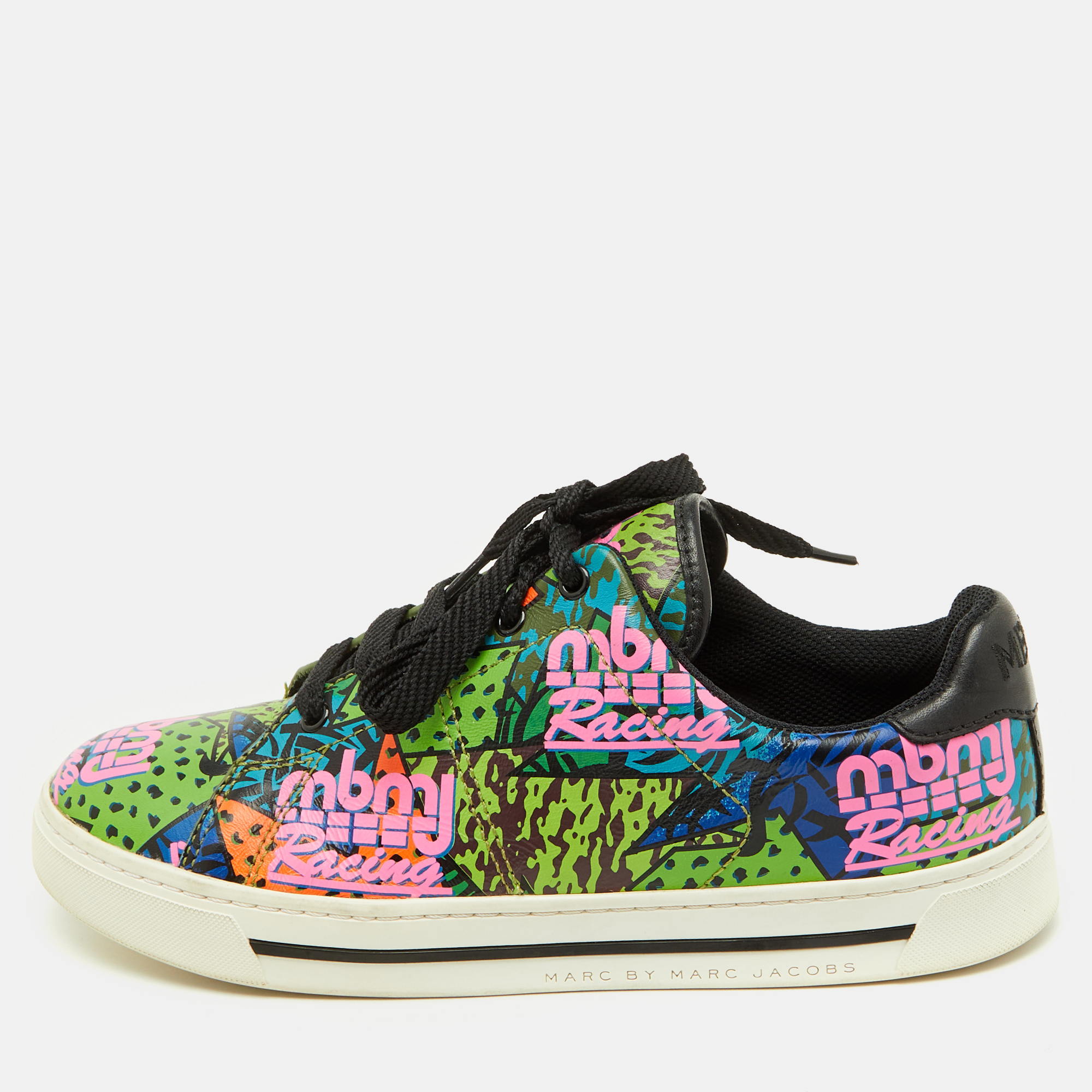 Marc by Marc Jacobs Multicolor Leather Graffiti Print Low Top Sneakers Size
Marc by Marc Jacobs Multicolor Leather Graffiti Print Low Top Sneakers Size