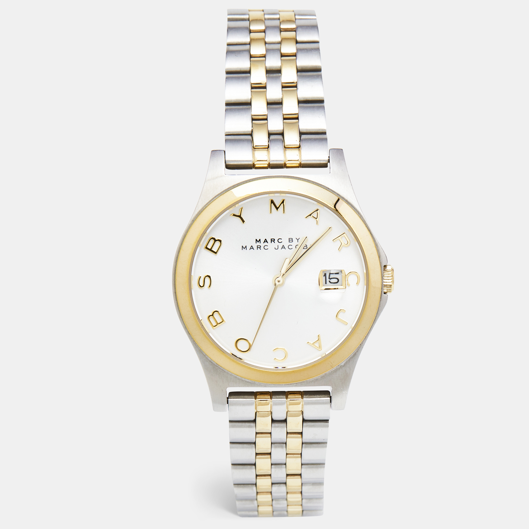 Marc By Marc Jacobs Silver Two Tone Stainless Steel Slim MBM3319 Women's Wristwatch
Marc By Marc Jacobs Silver Two Tone Stainless Steel Slim MBM3319 Women's Wristwatch