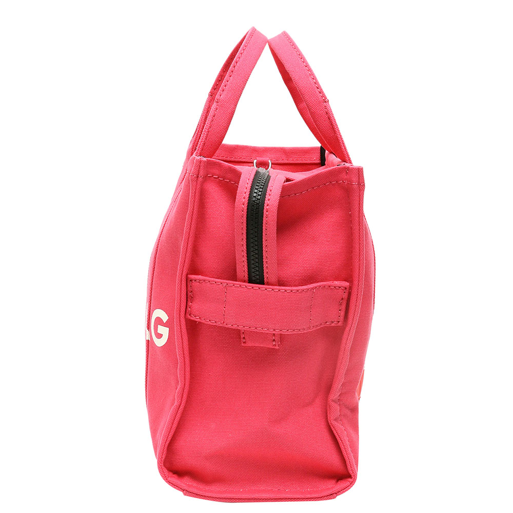 

Marc Jacobs Bright Pink Leather The Small Traveler Tote Bag