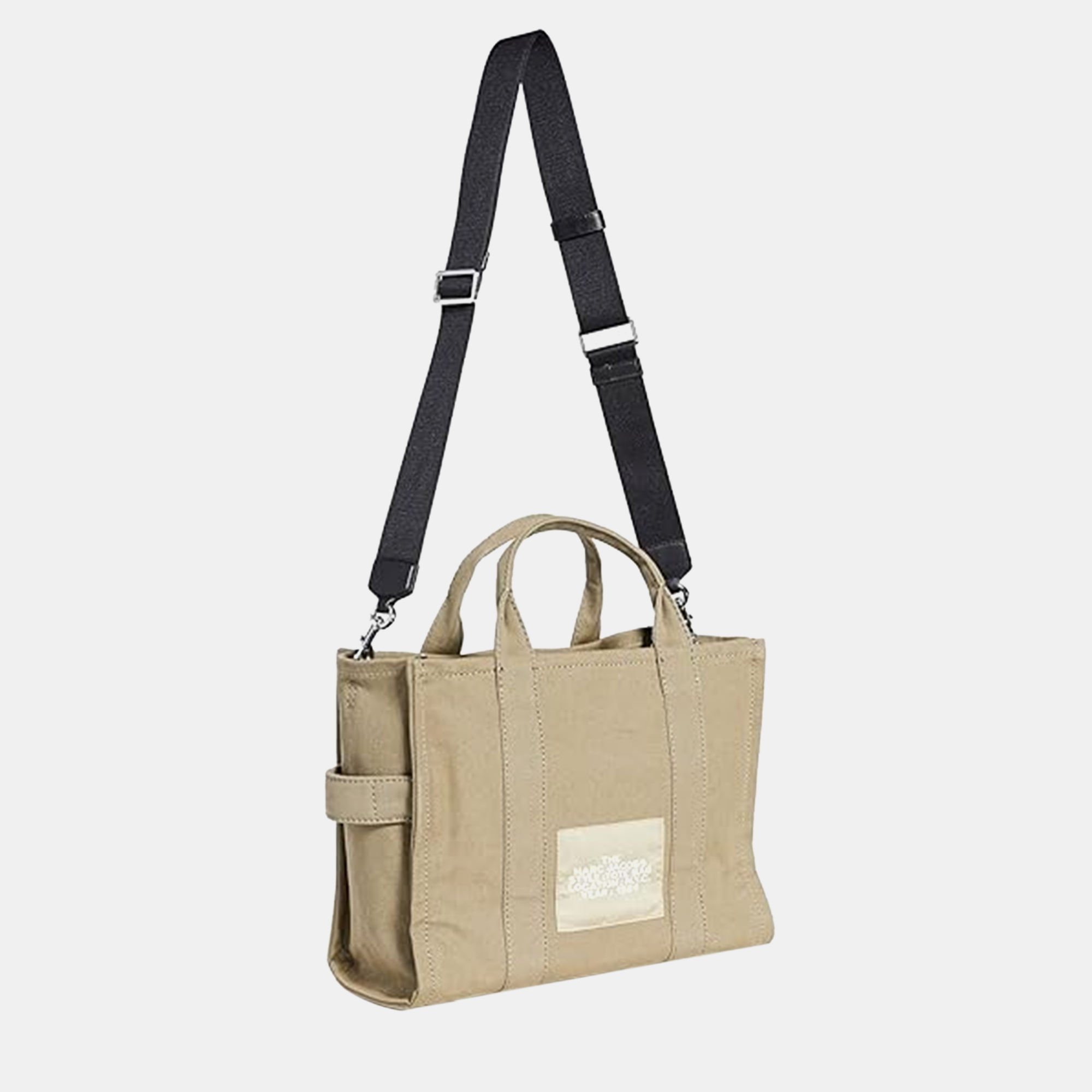 Marc Jacobs Slate Green Cotton Women's The Medium Tote Bag