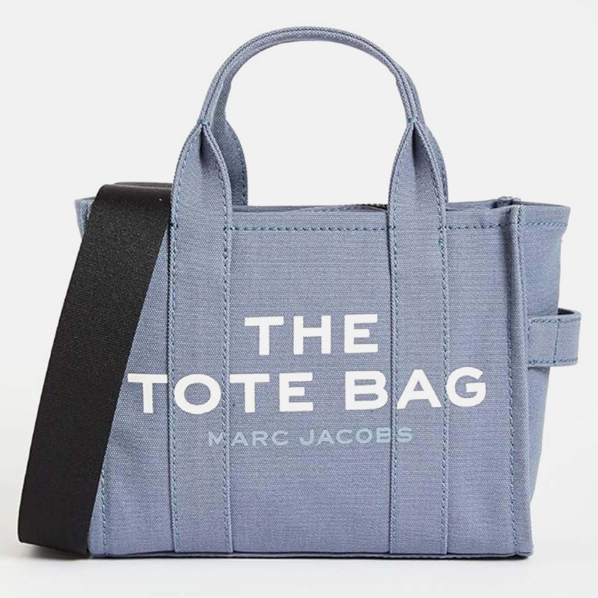 Marc jacobs blue shadow canvas women's the small tote bag