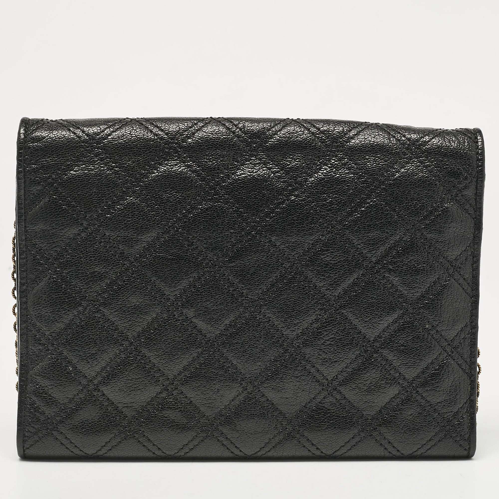 Marc Jacobs Black Quilted Leather All I One Shoulder Bag