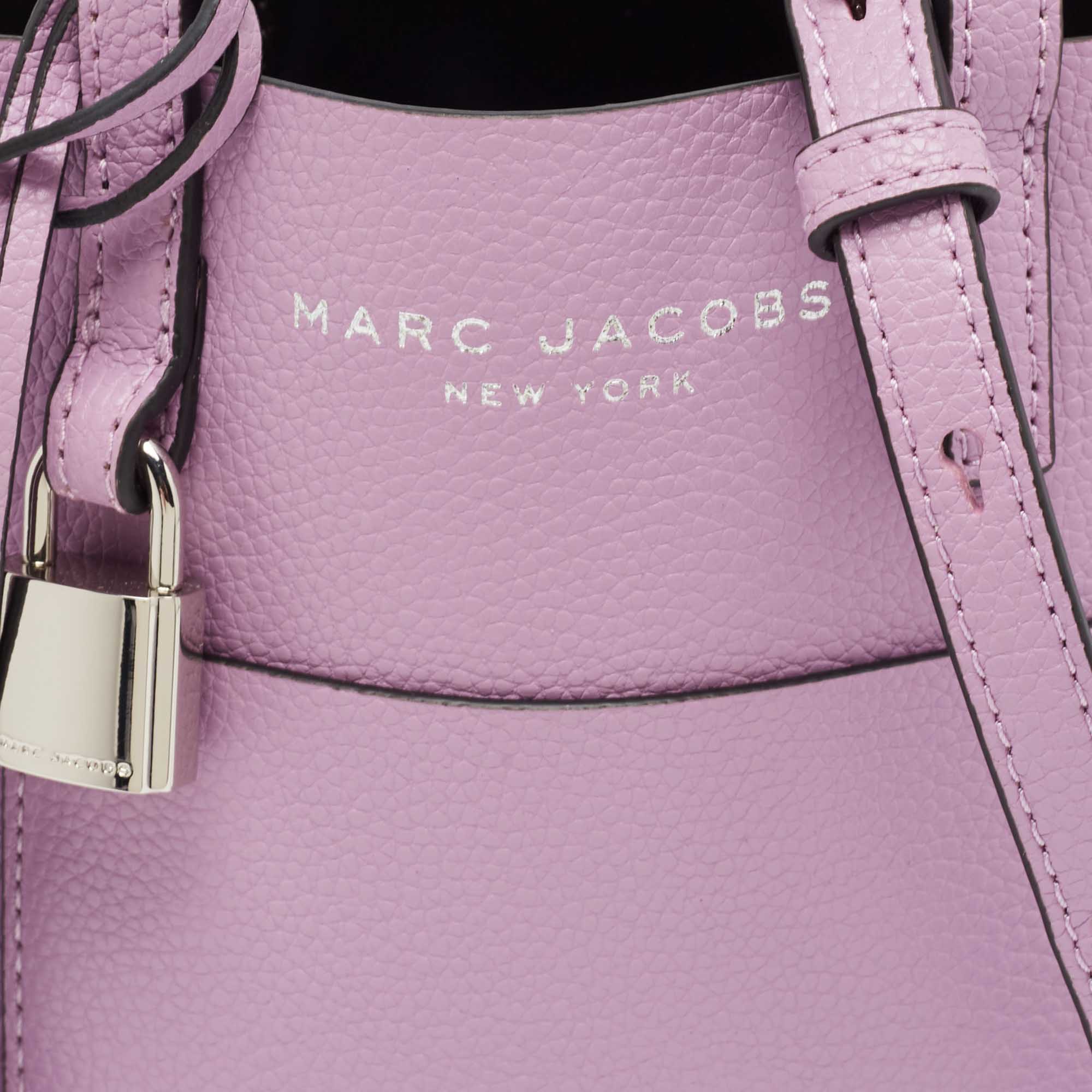 Marc Jacobs Lavender Leather Micro Grind Tote