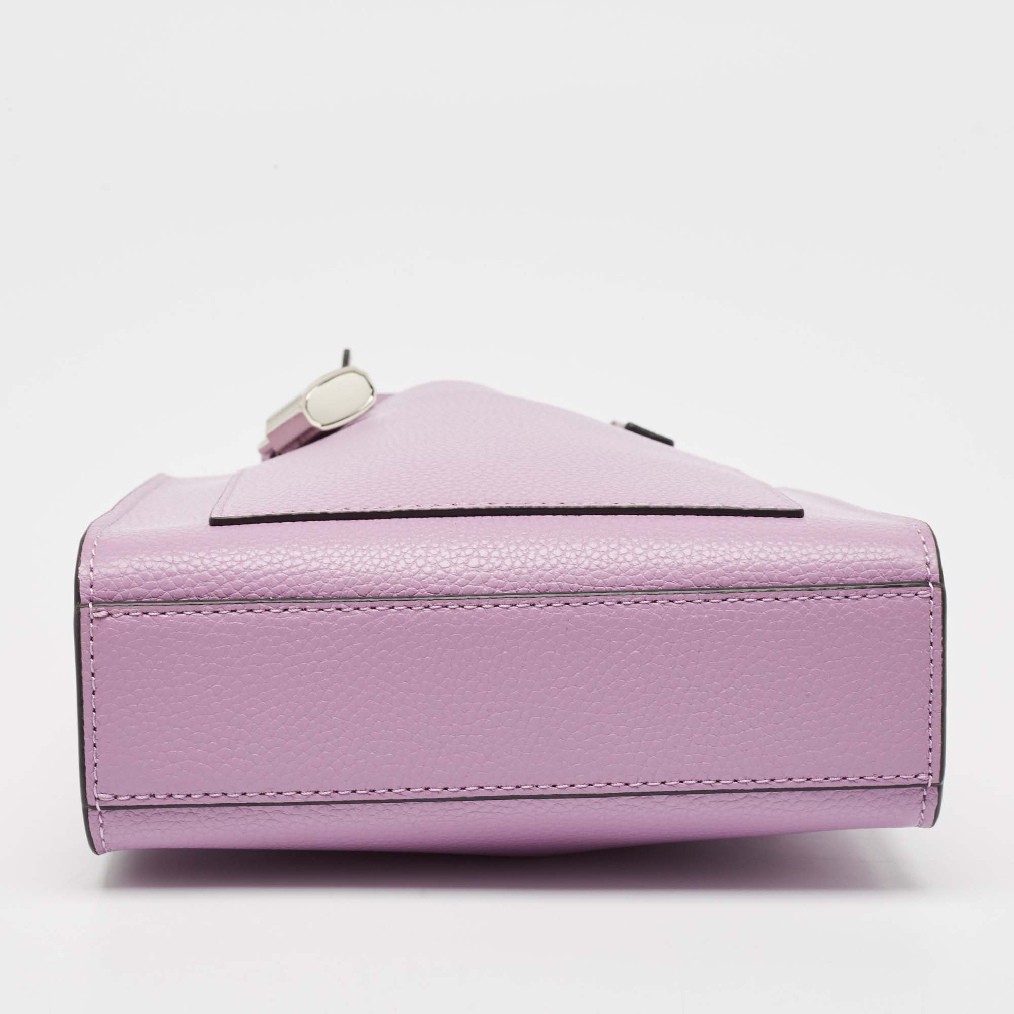 Marc Jacobs Lavender Leather Micro Grind Tote