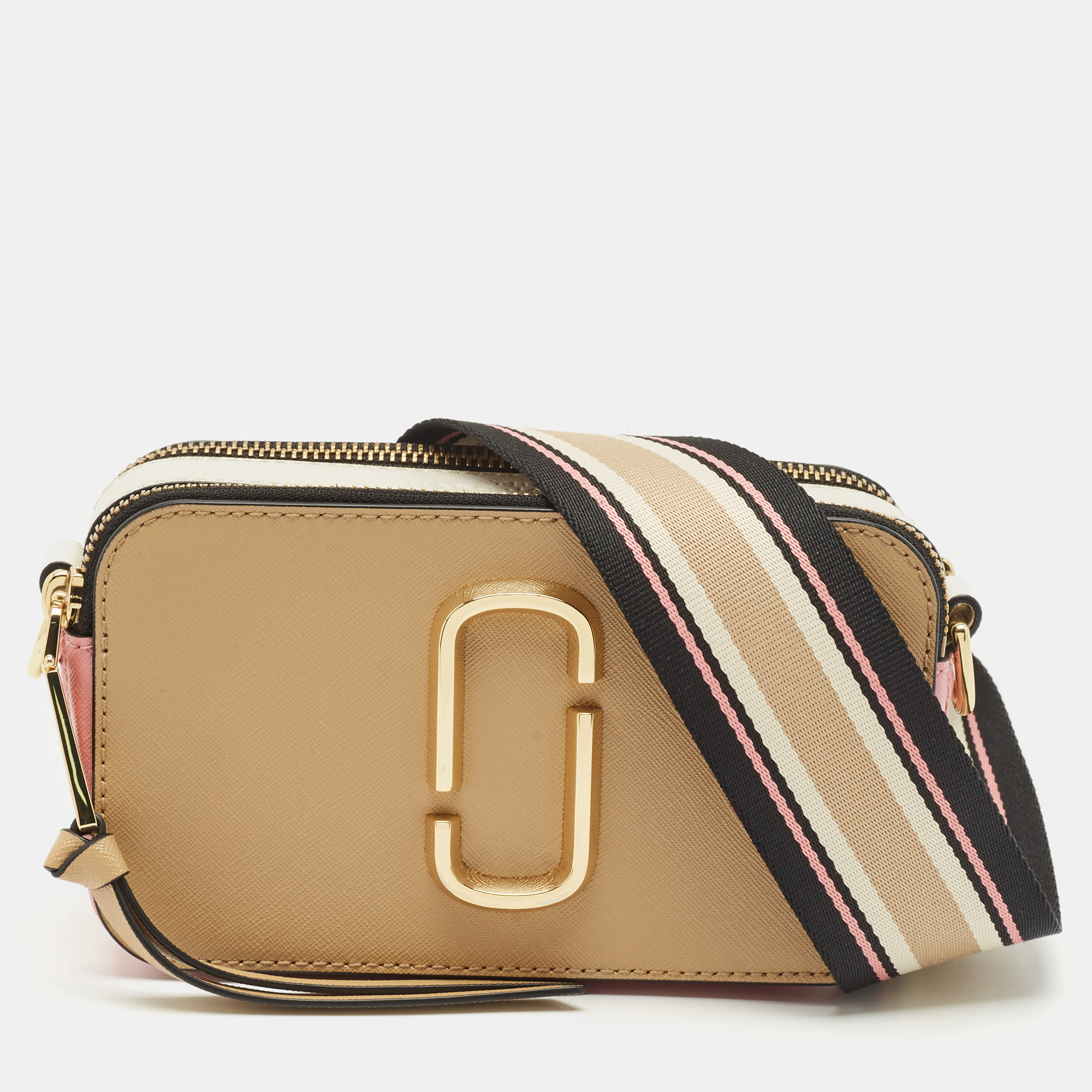 Marc Jacobs Tricolor Patent Leather Snapshot Camera Crossbody Bag, Multicolor
Marc Jacobs Tricolor Patent Leather Snapshot Camera Crossbody Bag, Multicolor