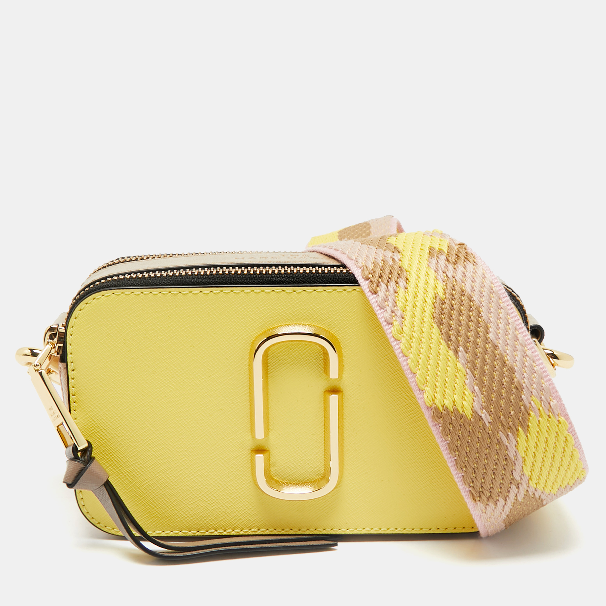 Marc Jacobs Tricolor Patent Leather Snapshot Camera Crossbody Bag, Multicolor
Marc Jacobs Tricolor Patent Leather Snapshot Camera Crossbody Bag, Multicolor