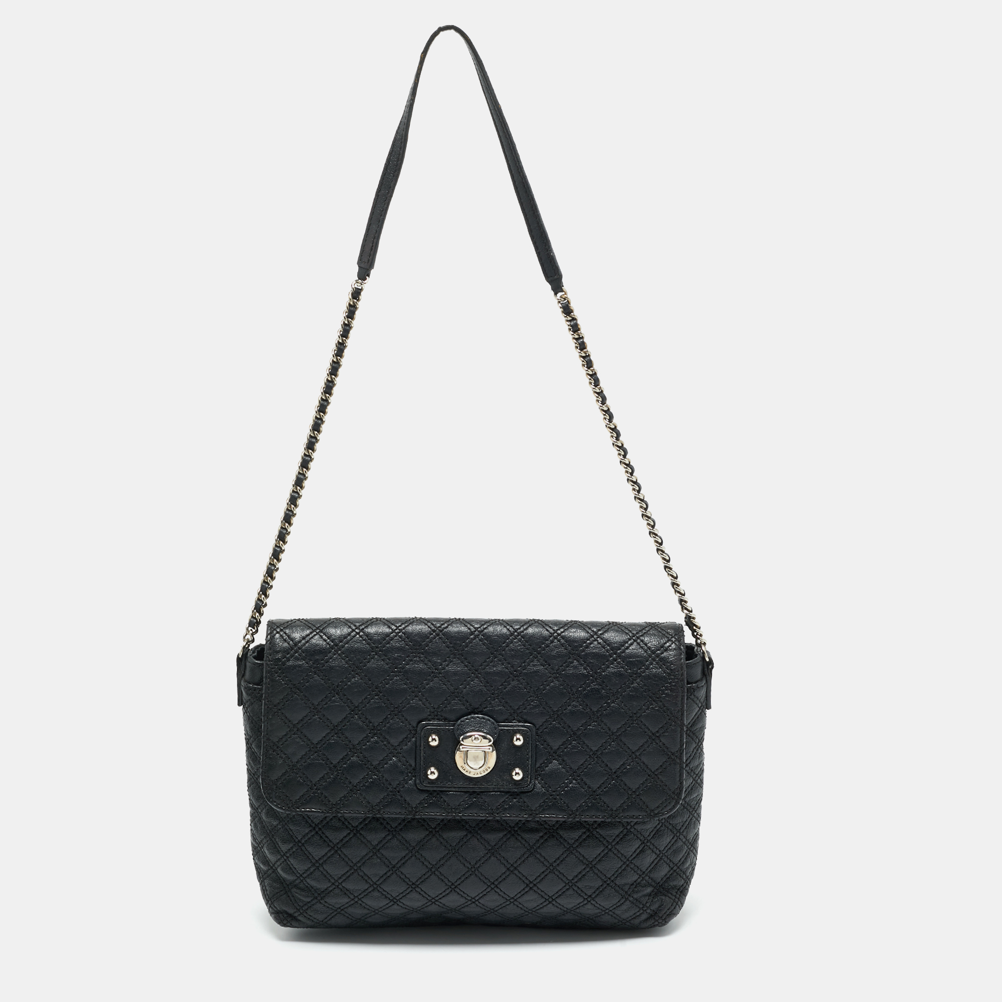 Marc Jacobs Black Quilted Leather The XL Shoulder Bag - Marc Jacobs - Modalova